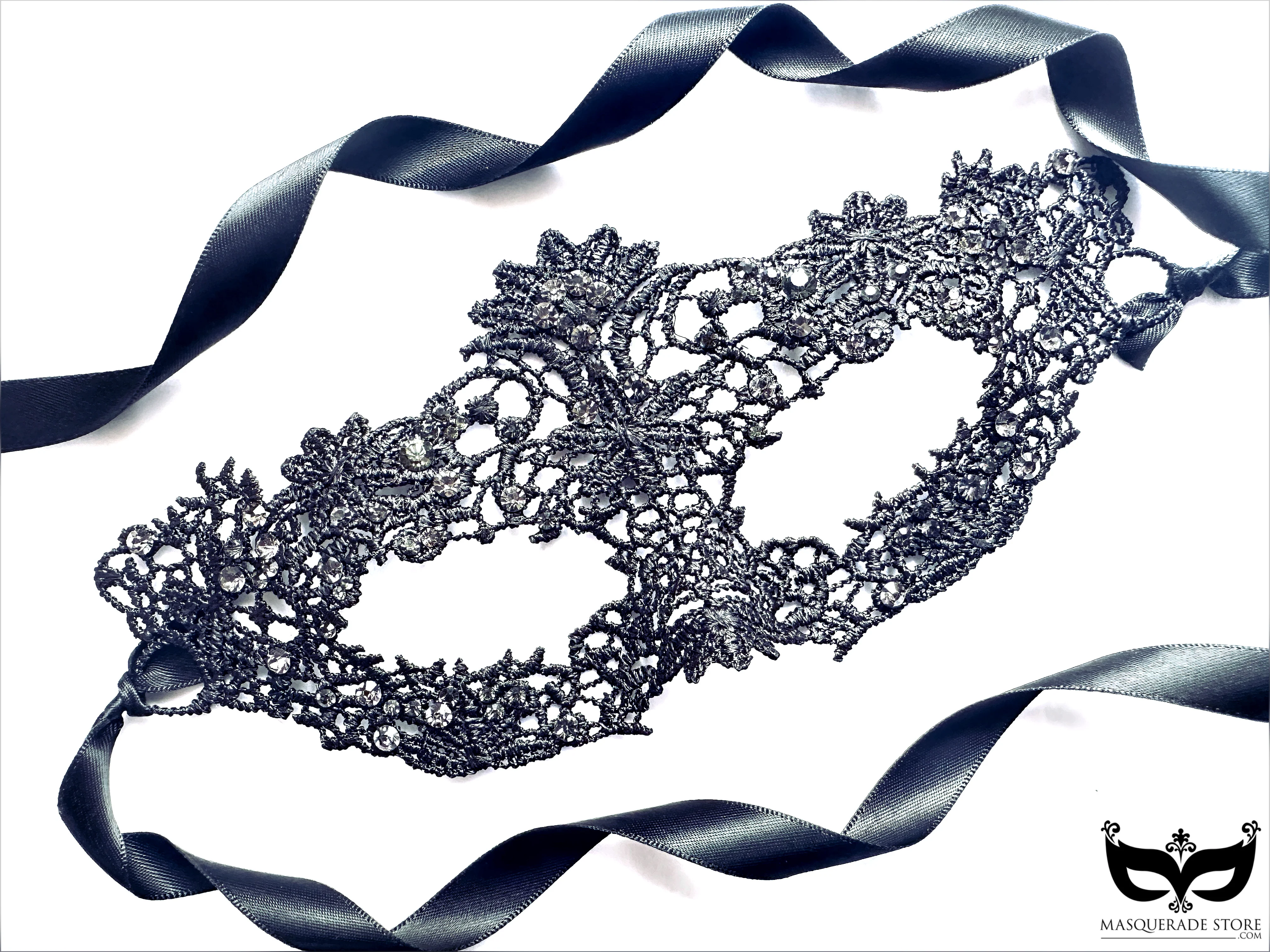 Diane Lace Mask - Black