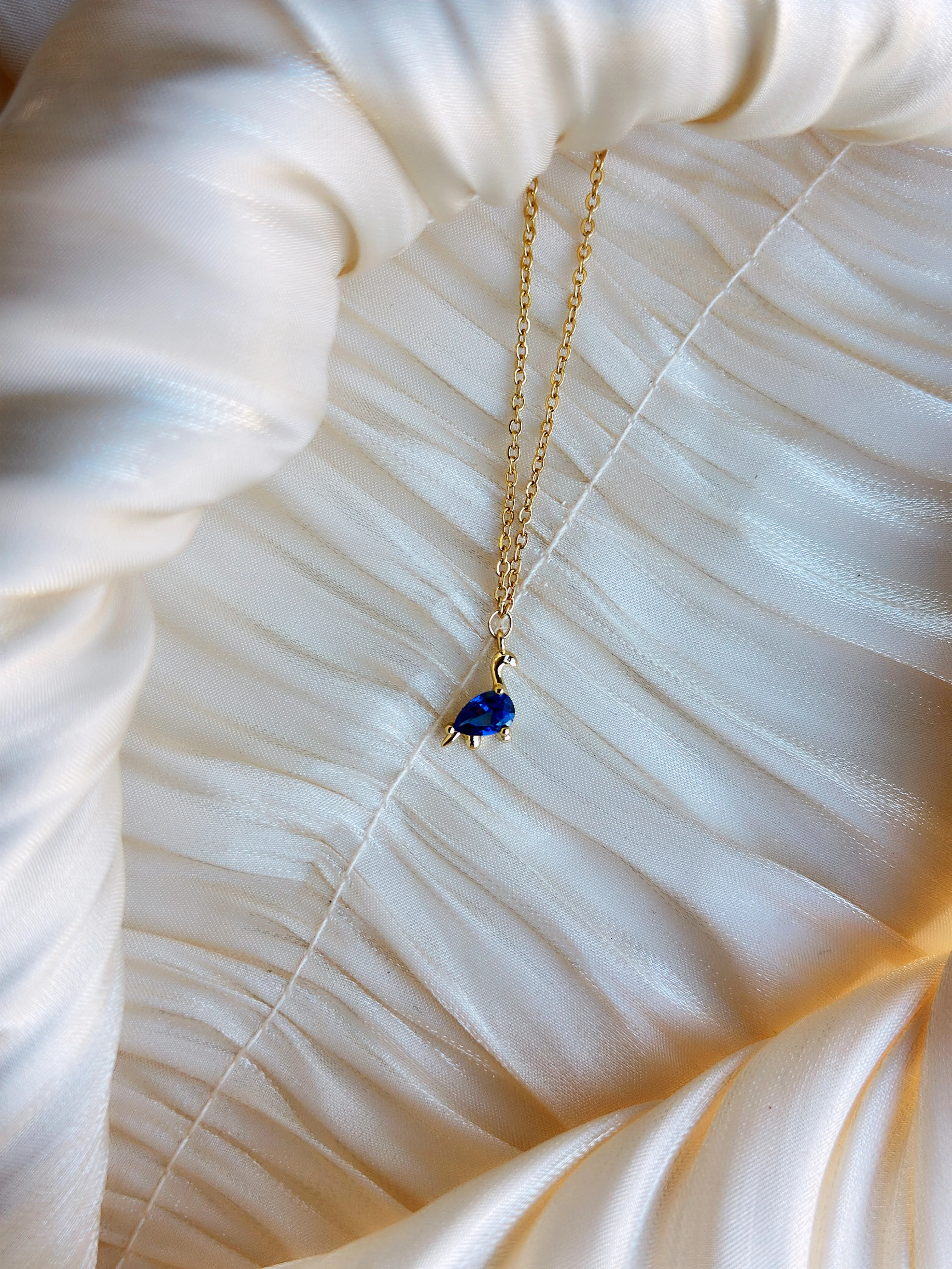 Dino - Necklace (Sapphire) - Image 2