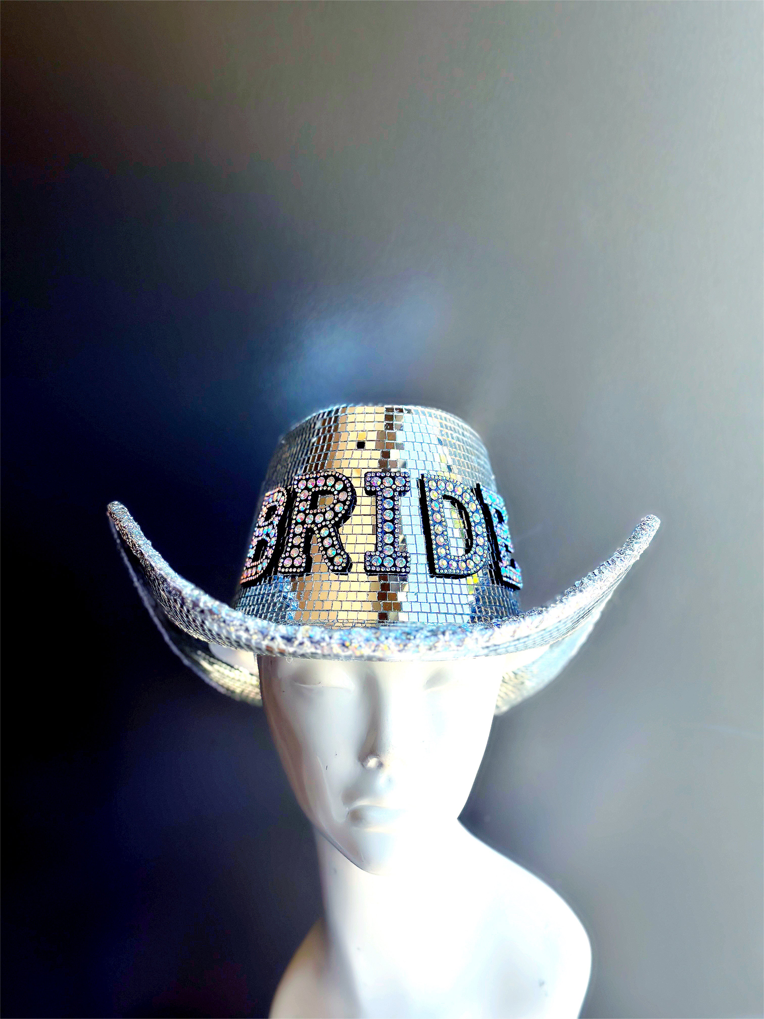Bride Silver Mirage – Disco Cowboy Hat