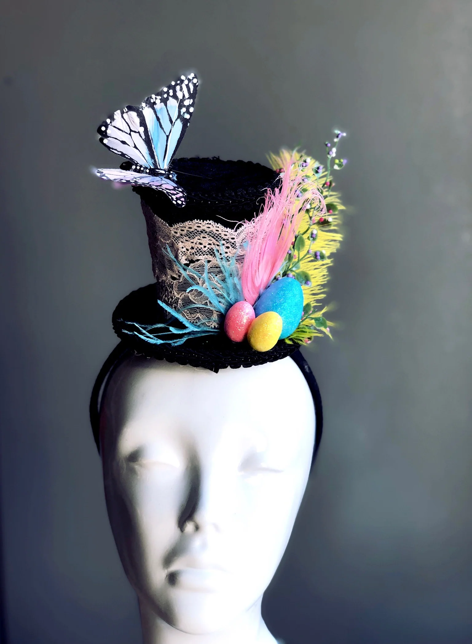 Easter Fascinator - Hoppy Heart