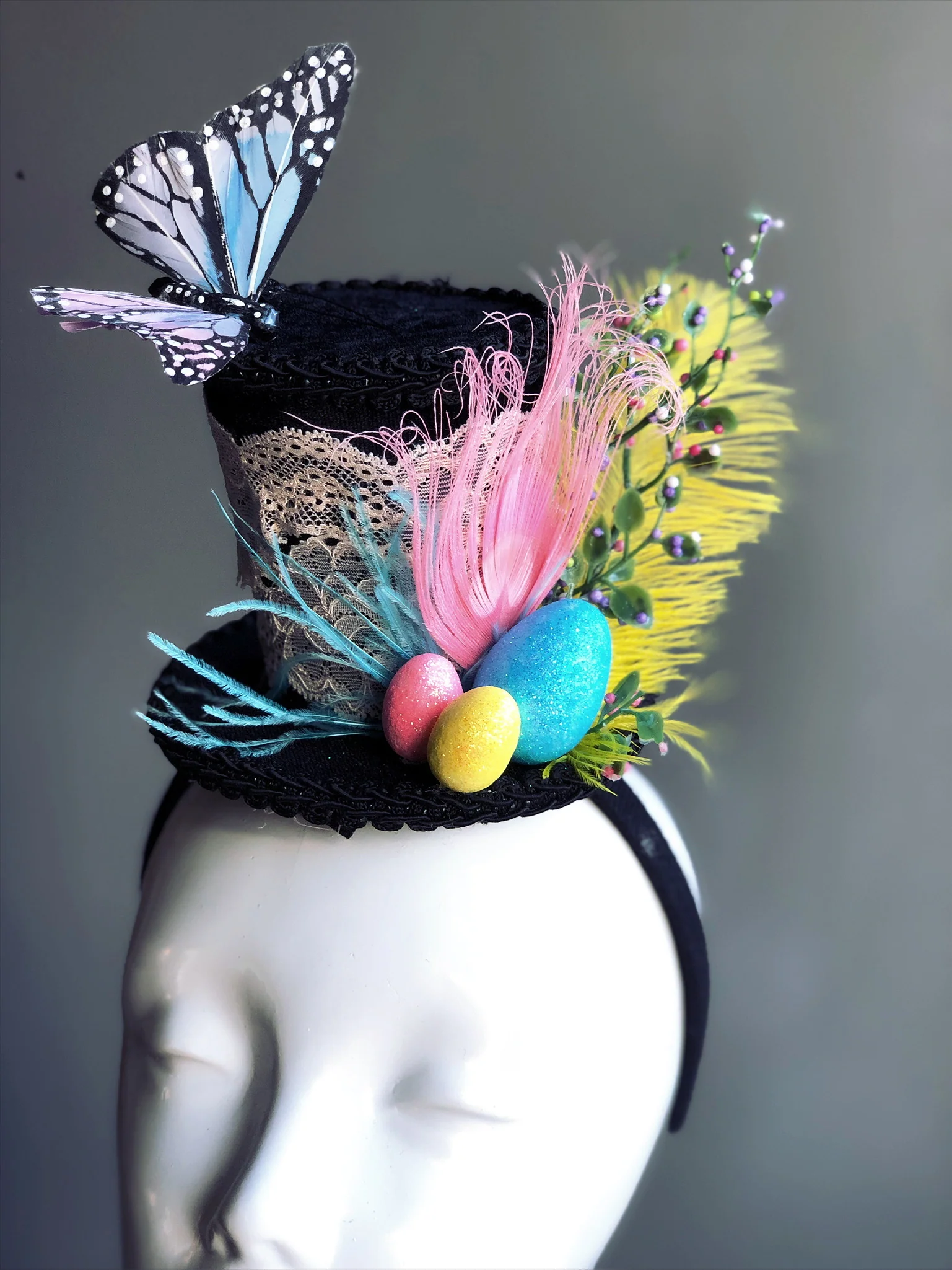 Easter Fascinator - Hoppy Heart - Image 2