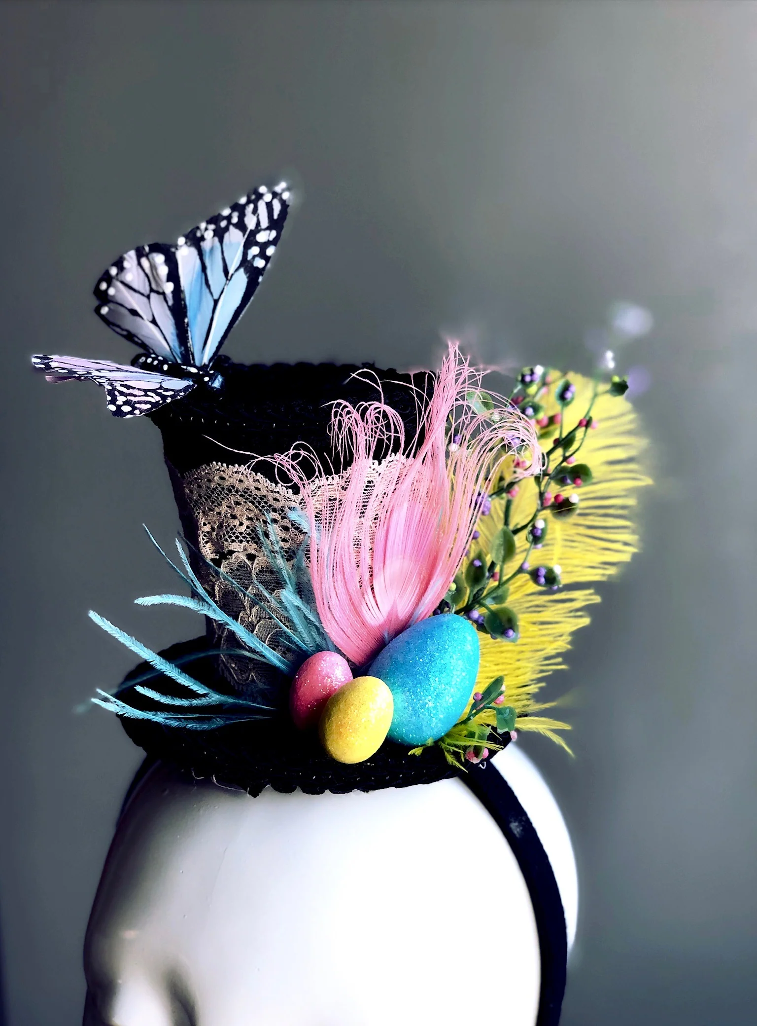 Easter Fascinator - Hoppy Heart - Image 3