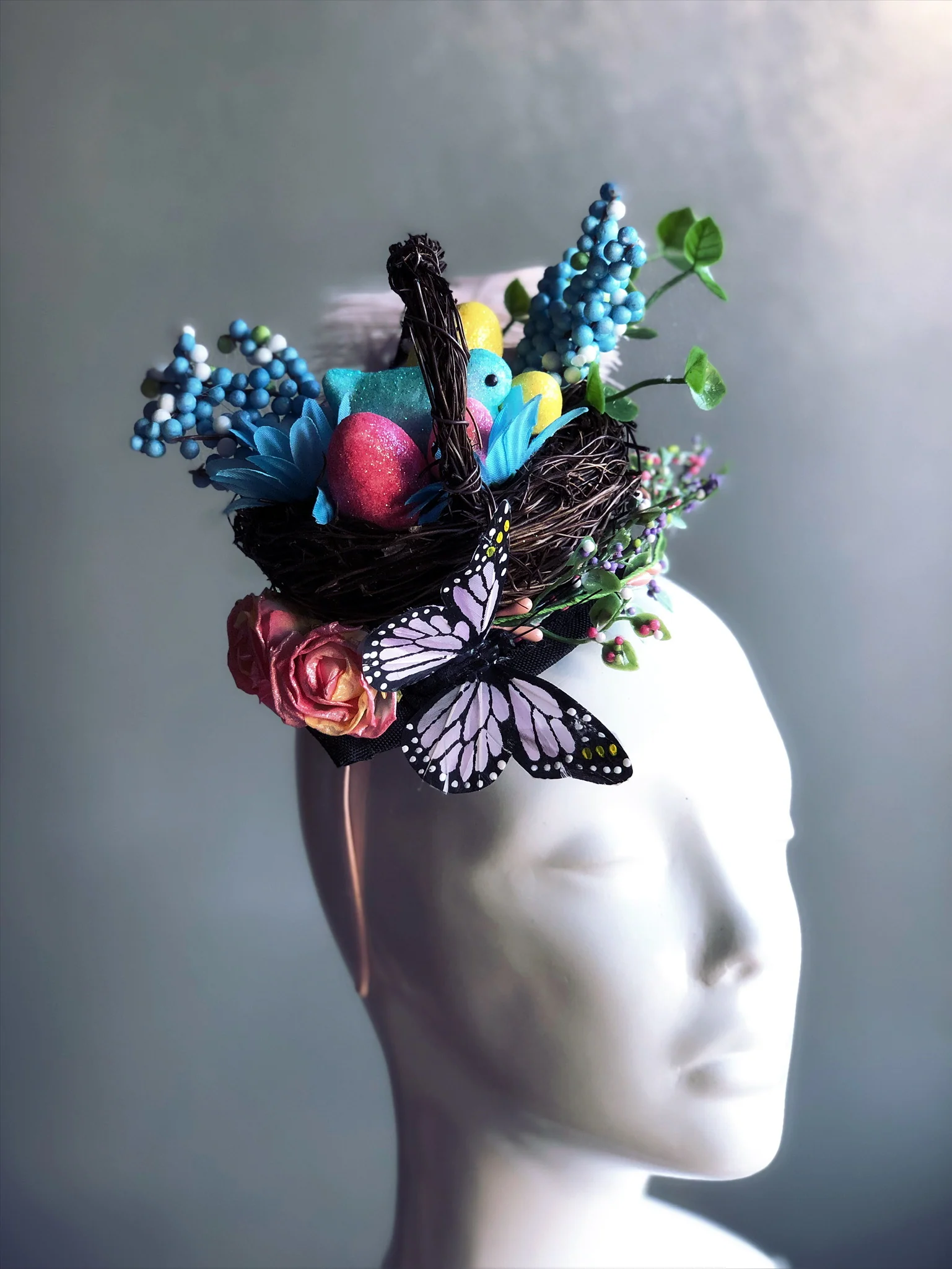 Easter Fascinator - The basket Nest