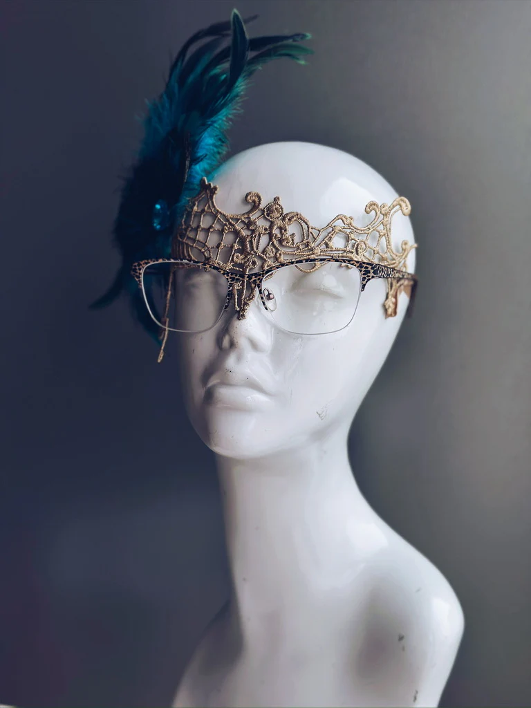 Eyeglass Mask - Mystic Peacock - Image 2