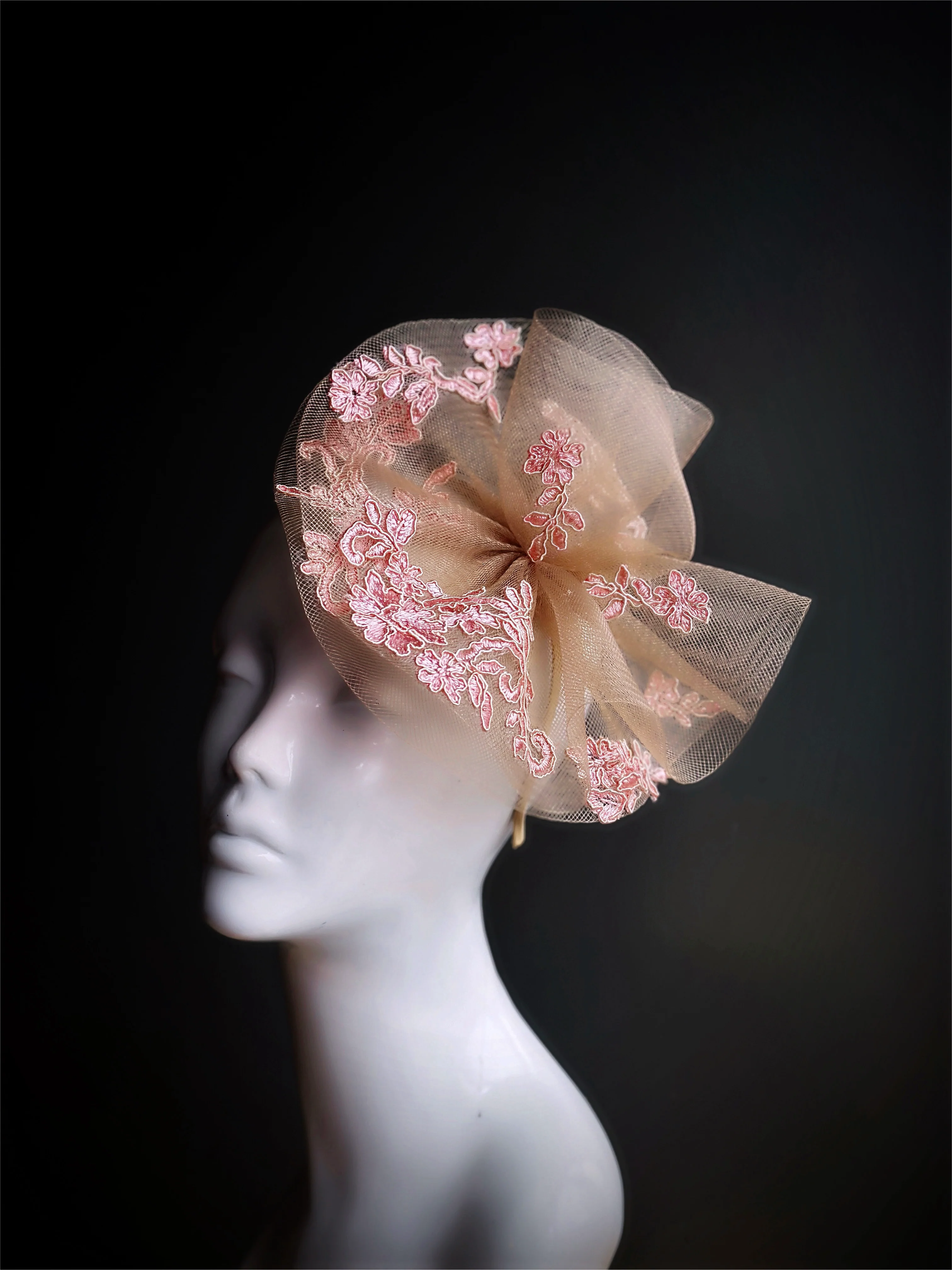 Pink Blossom Fascinator
