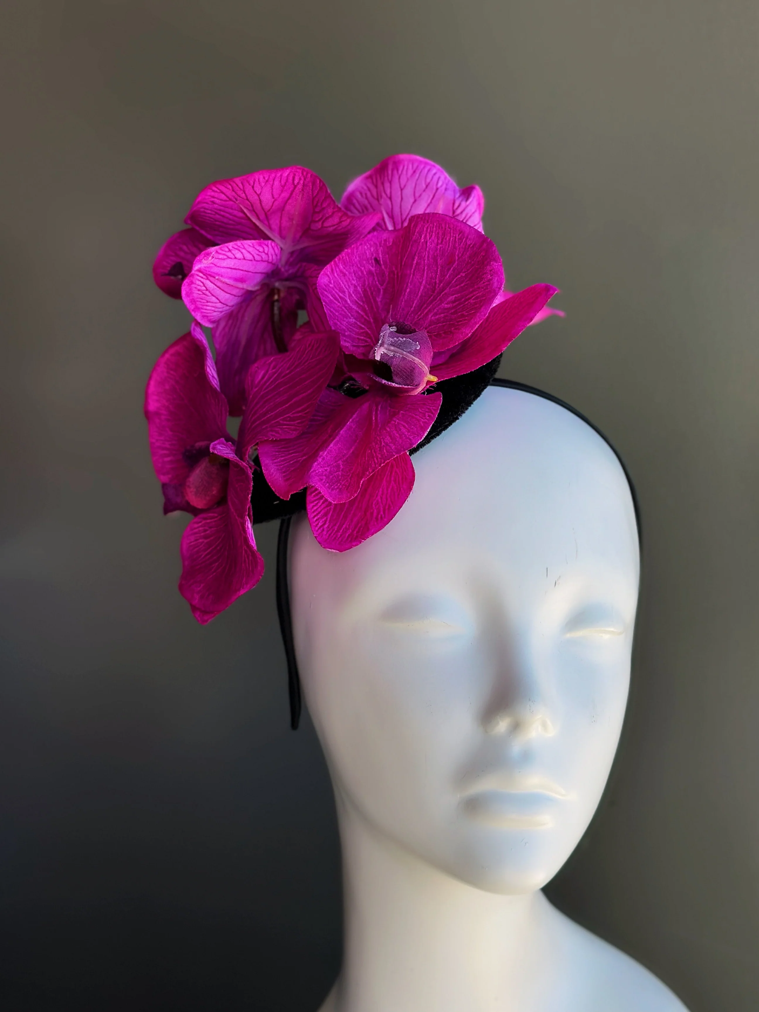 Orchid Bloom Hat - Fuchsia