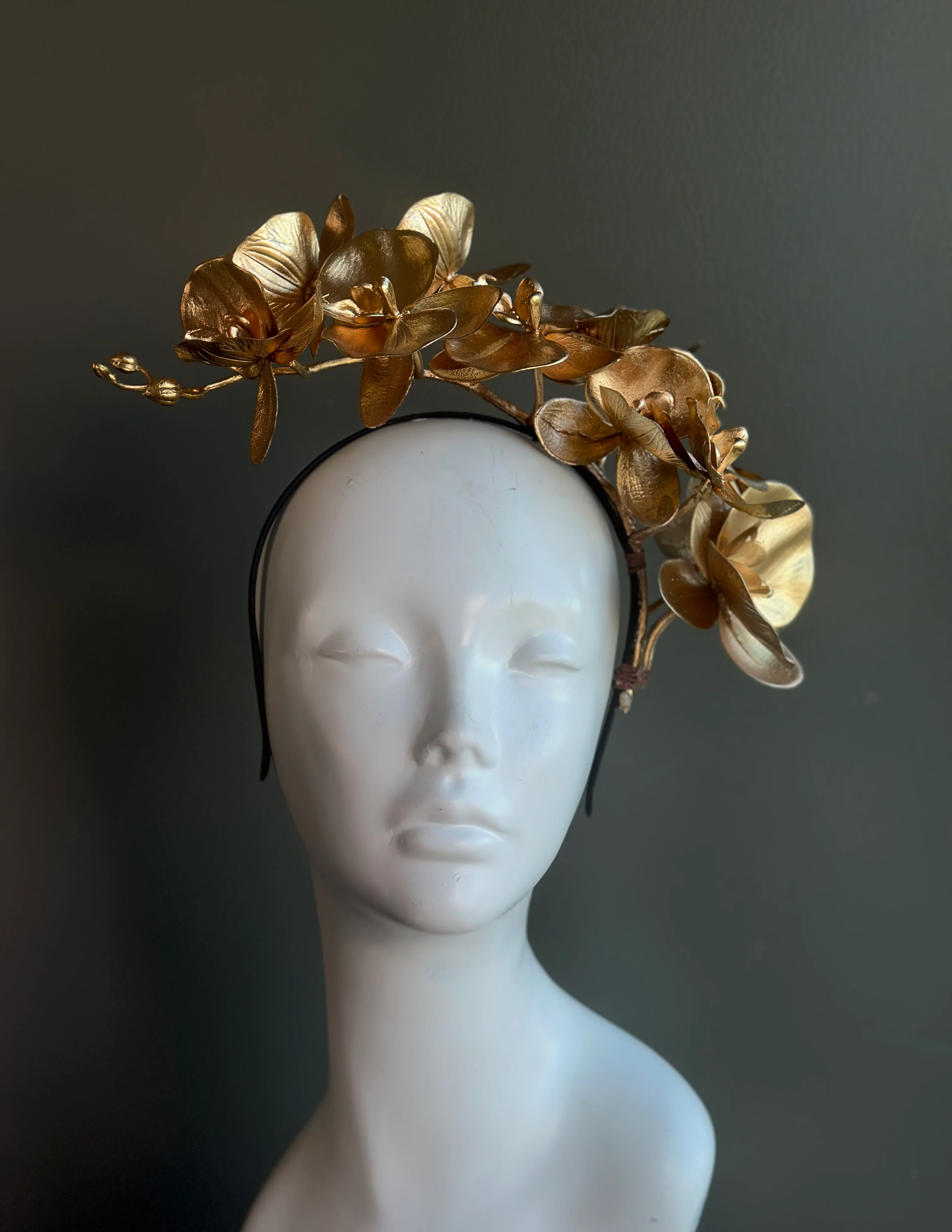 Orchid Fascinator - White - Image 2