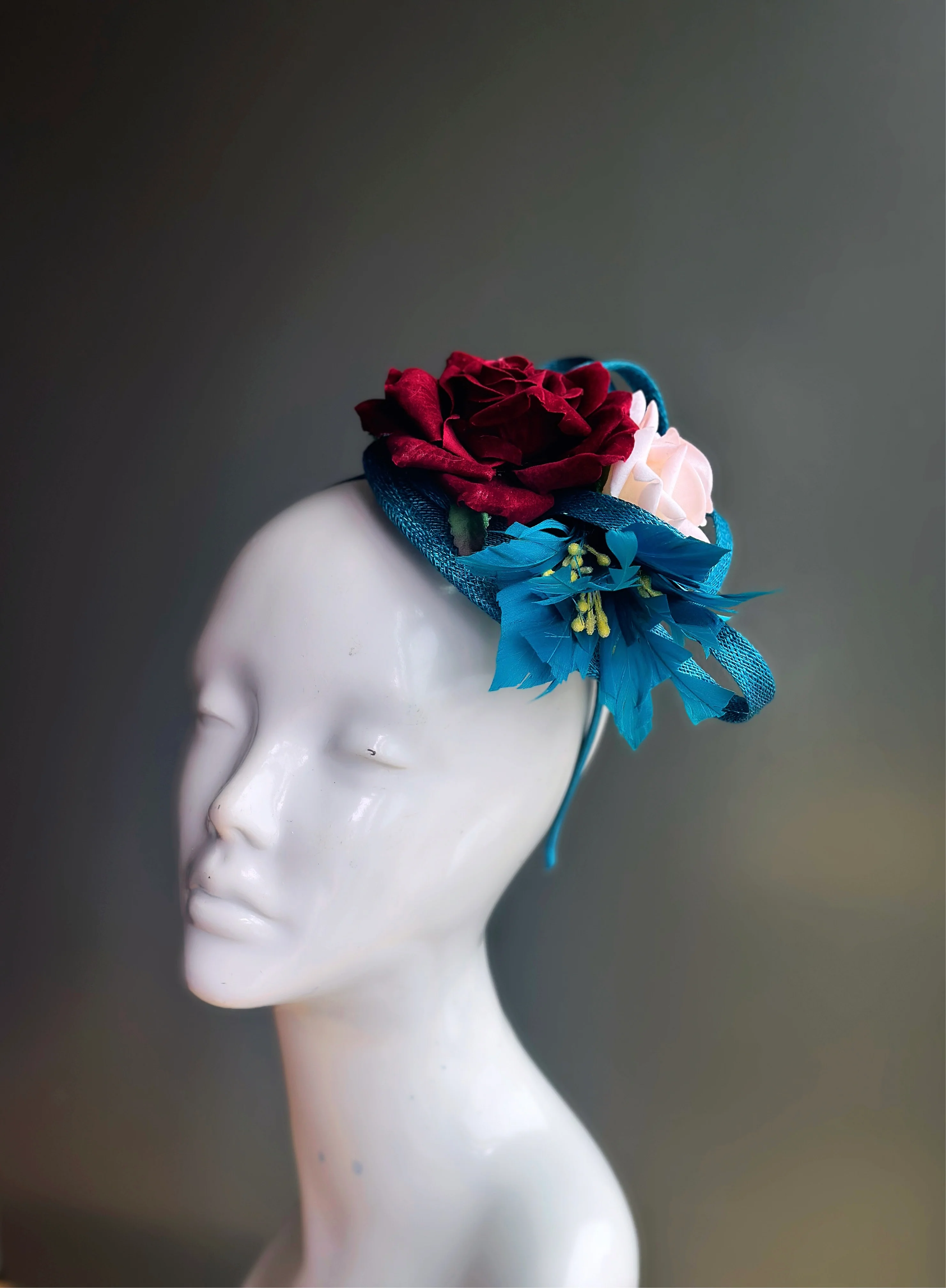 Rose Fascinator Hat