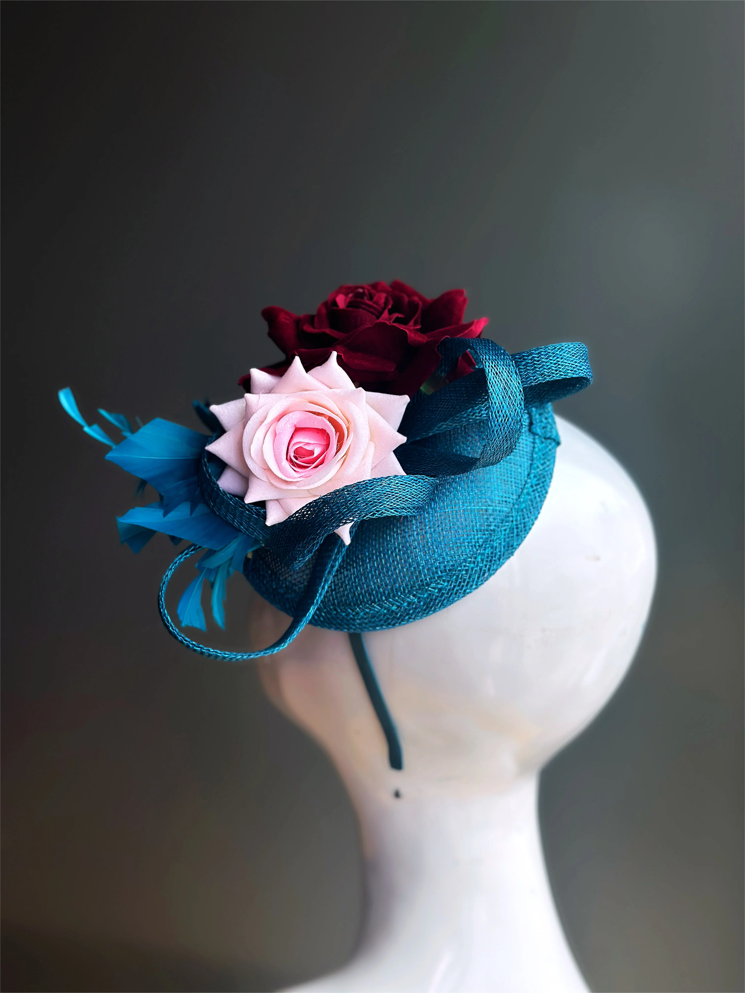 Rose Fascinator Hat - Image 2