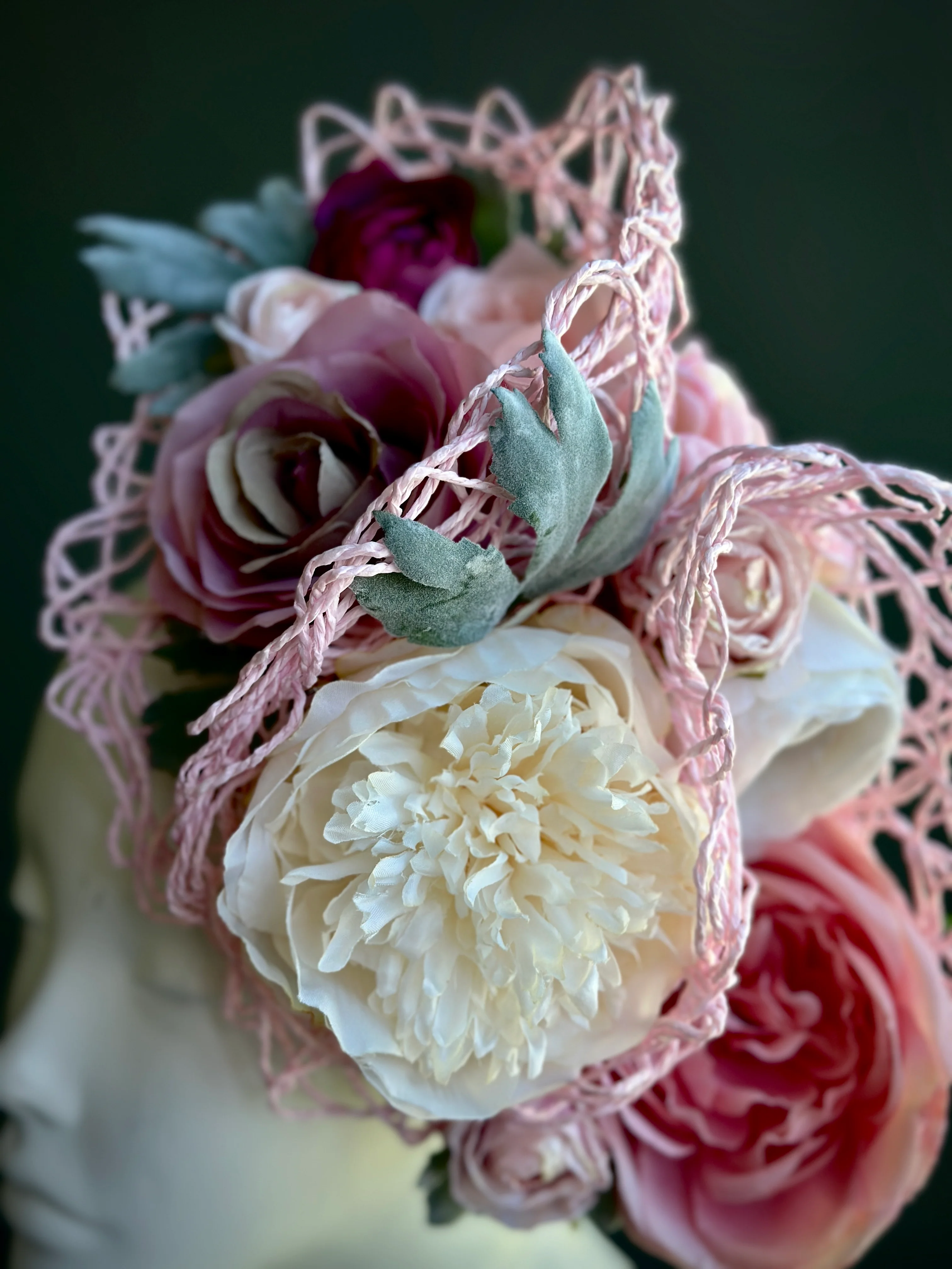 Fascinator Hat - Blushing Florals - Image 2