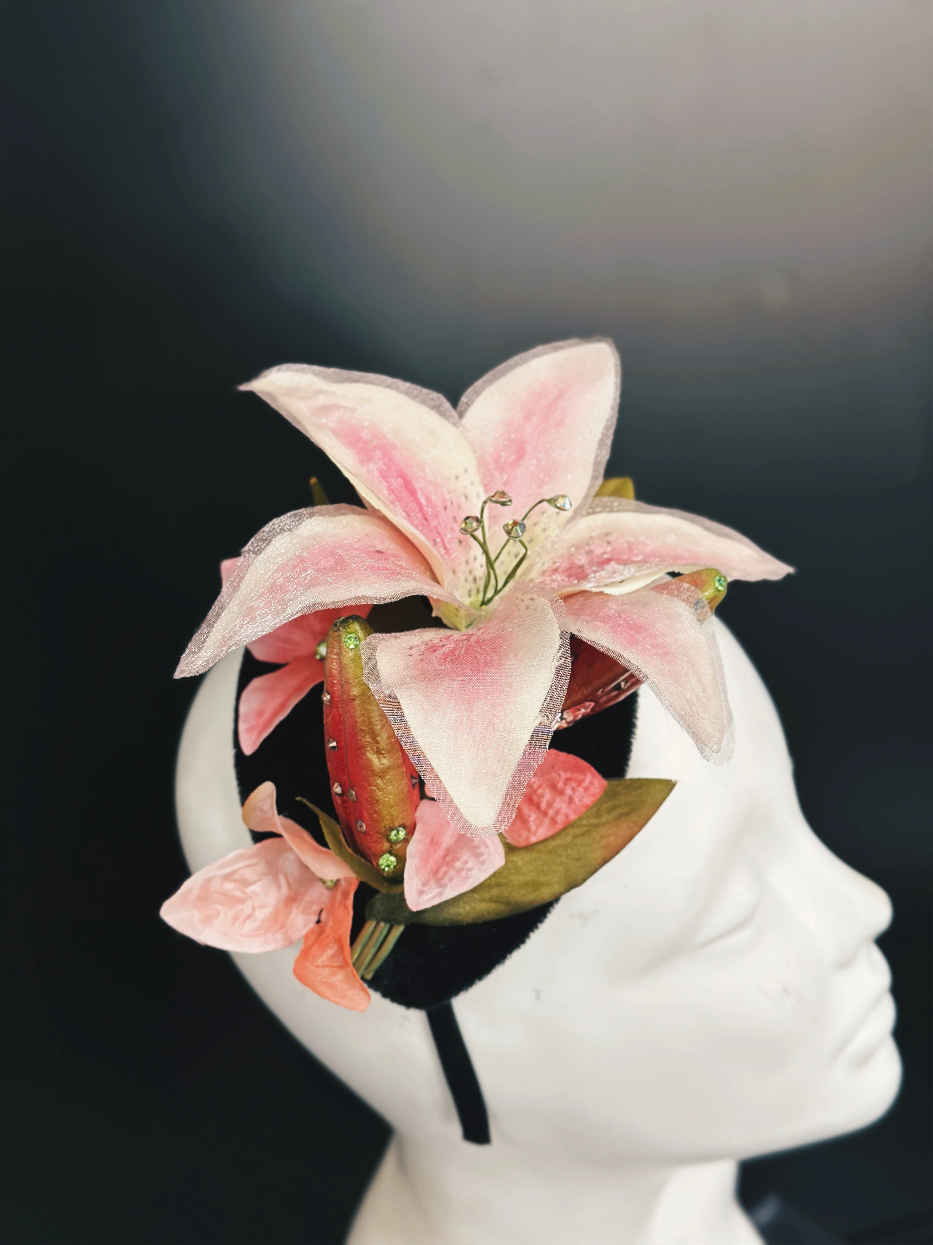Fascinator Hat - Lovely Lily - Image 2