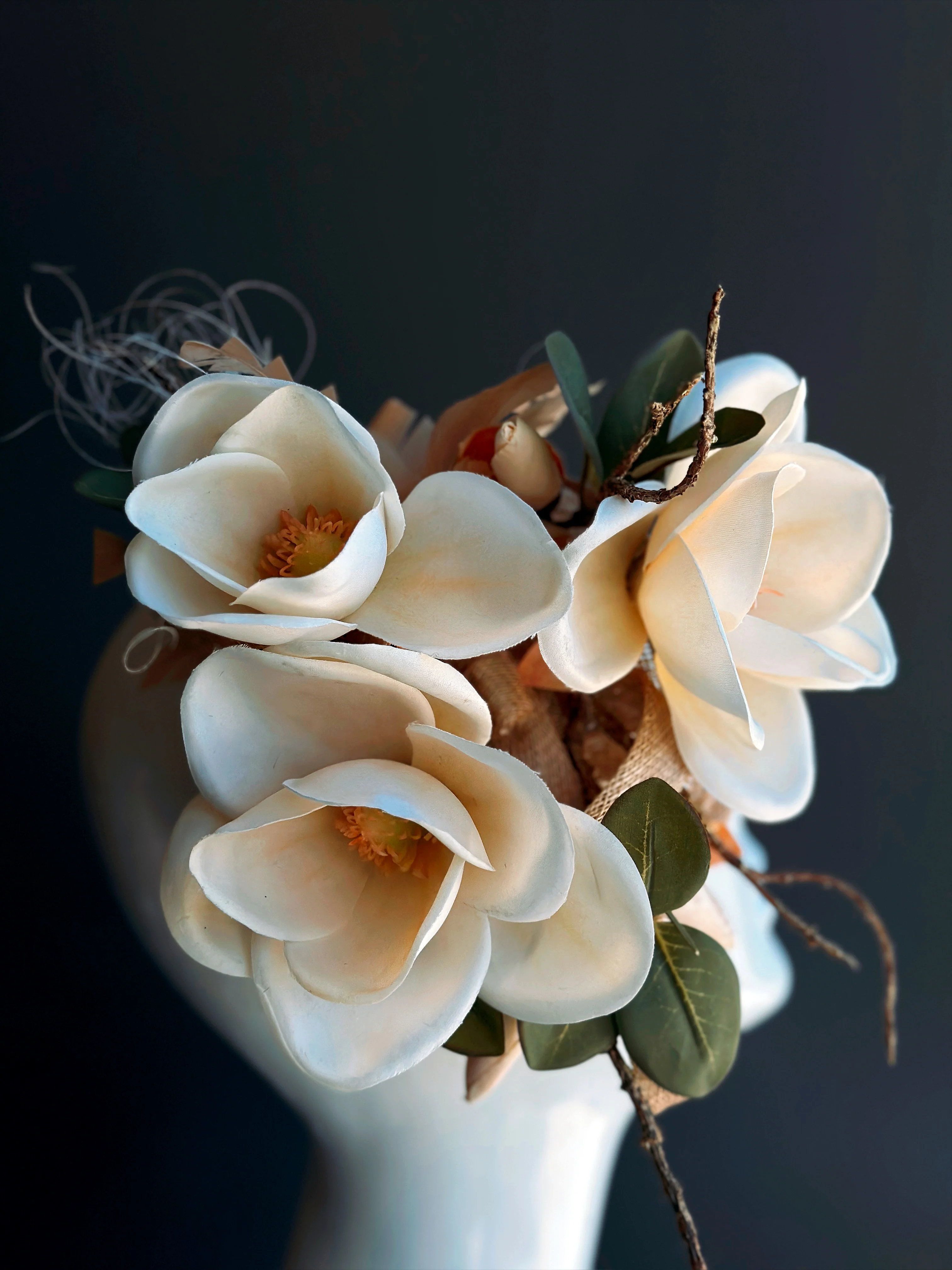 Magnolia - Sinamay Fascinator - Image 7