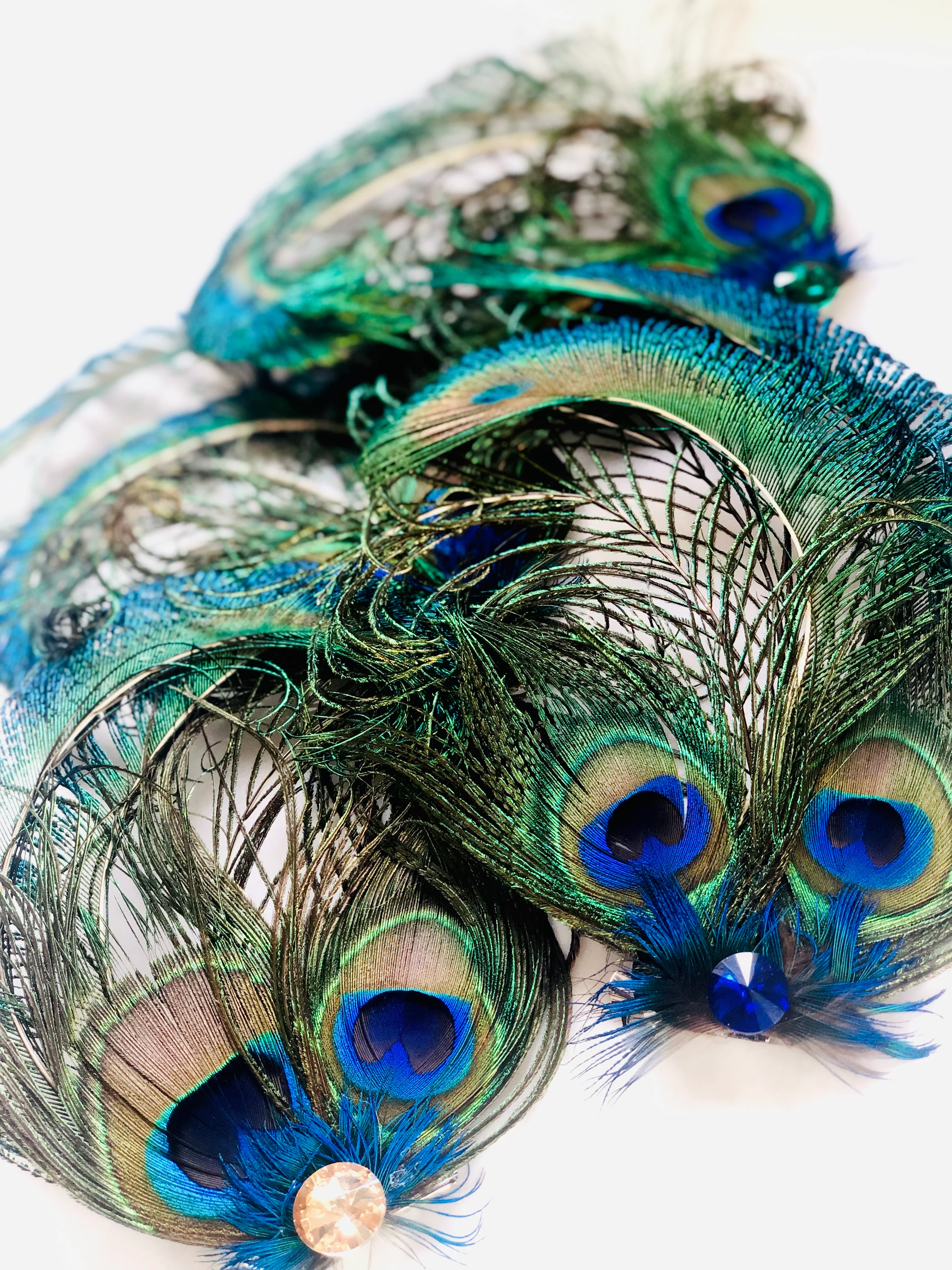 Peacock Jewel Hair Clip - Image 2