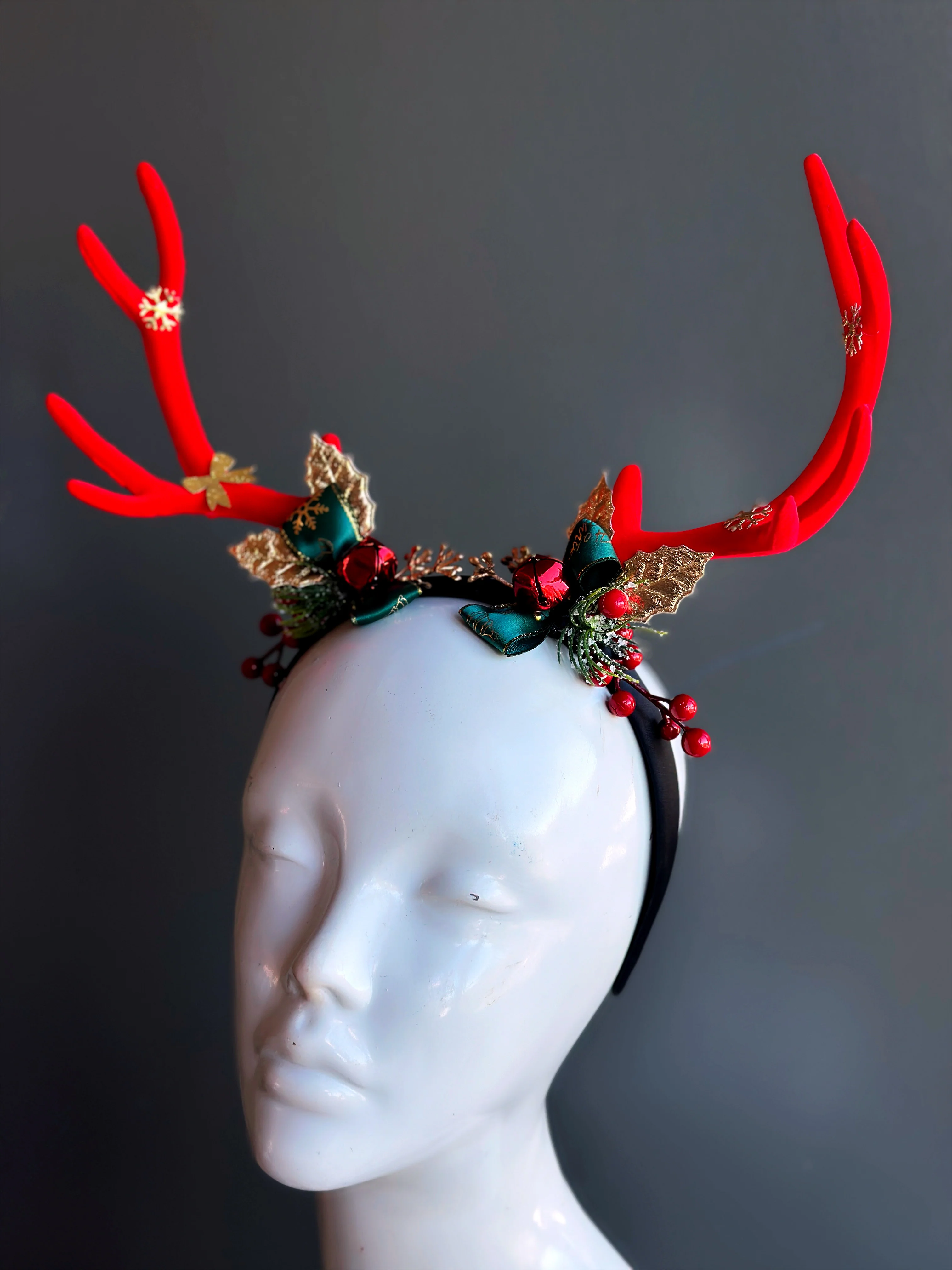 Christmas Deer Antler Headband - Image 3