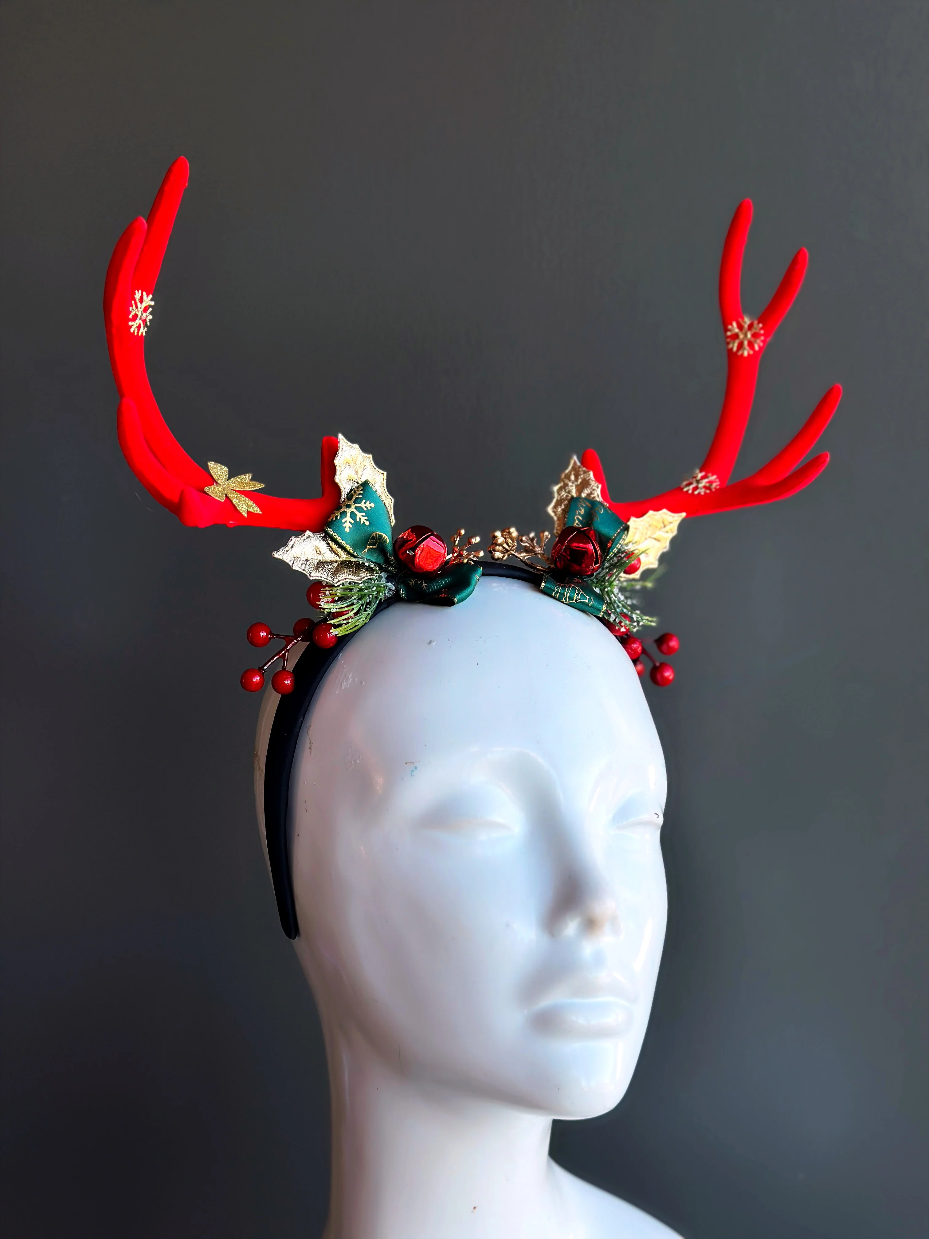 Christmas Deer Antler Headband - Image 4