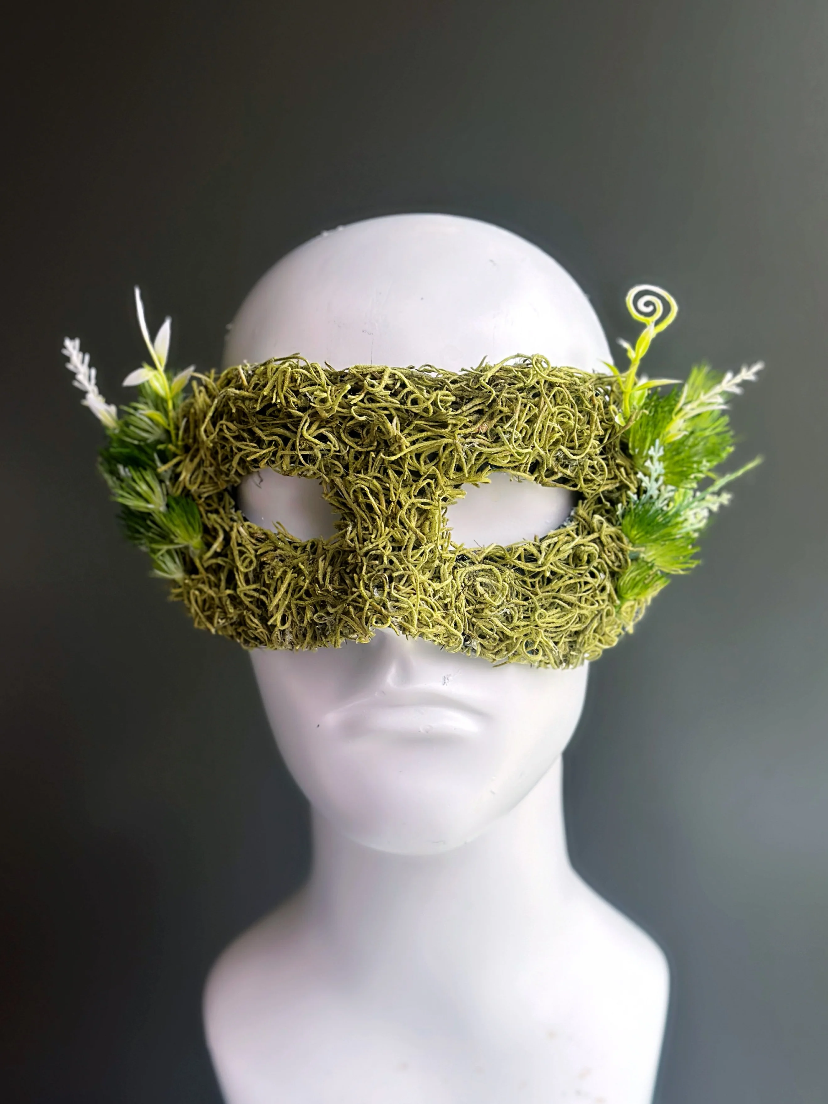 Forest Elf Mask - Green