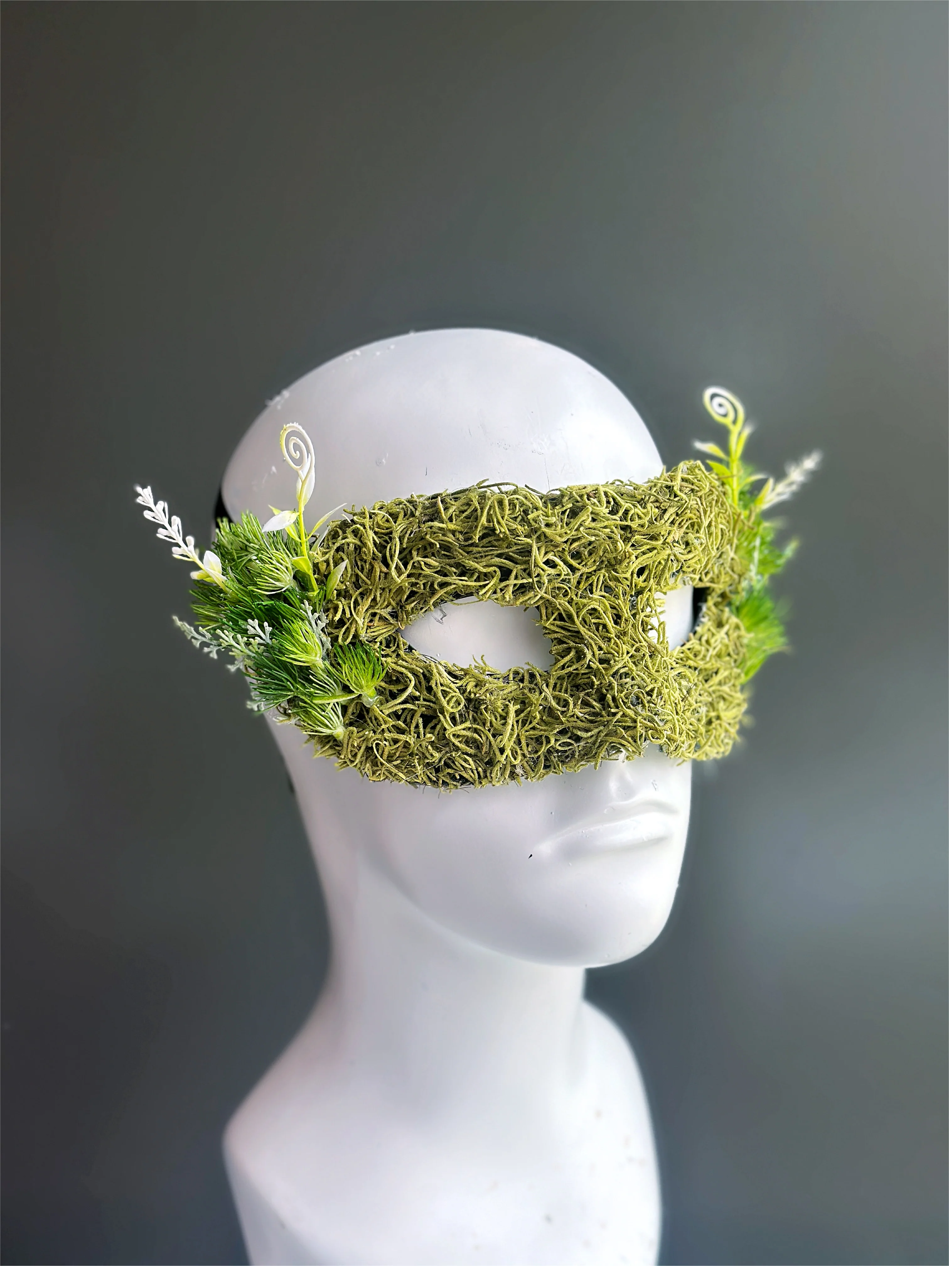 Forest Elf Mask - Green - Image 2