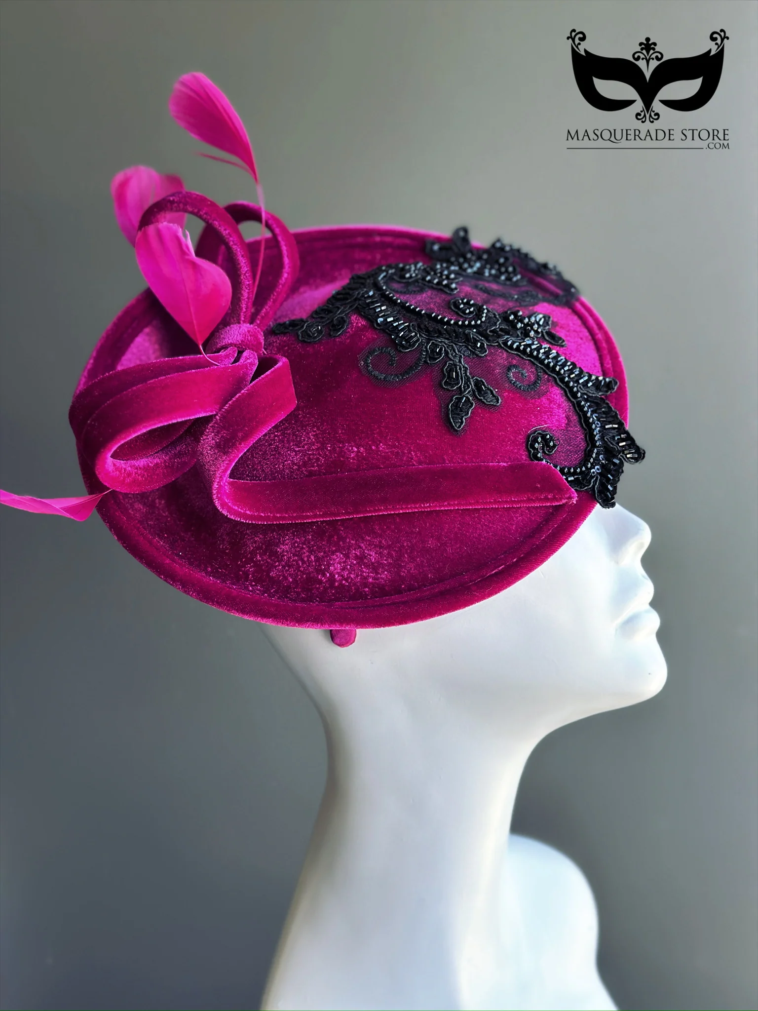Velour Enchant – Fascinator Hat - Image 3