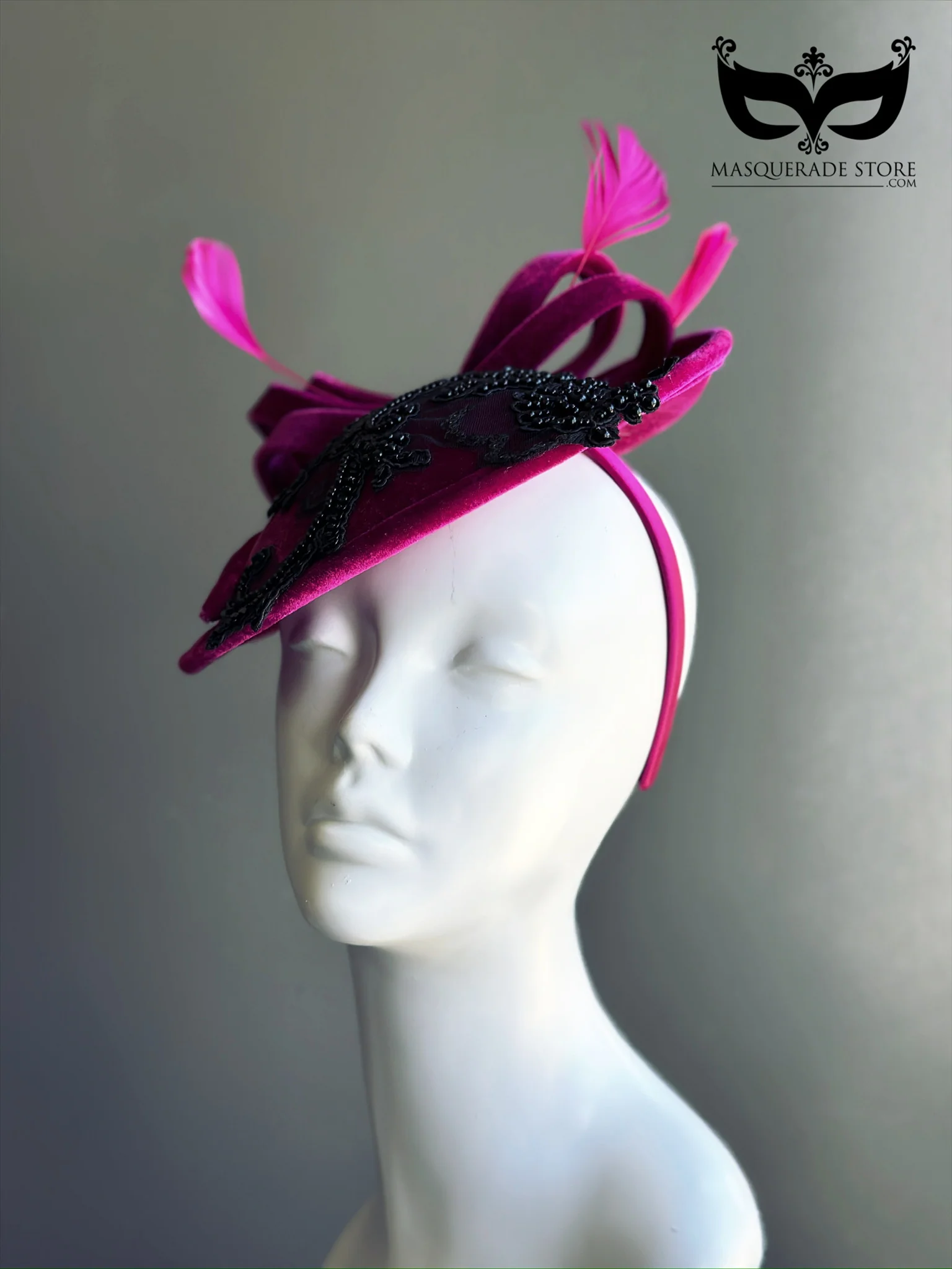 Velour Enchant – Fascinator Hat - Image 4