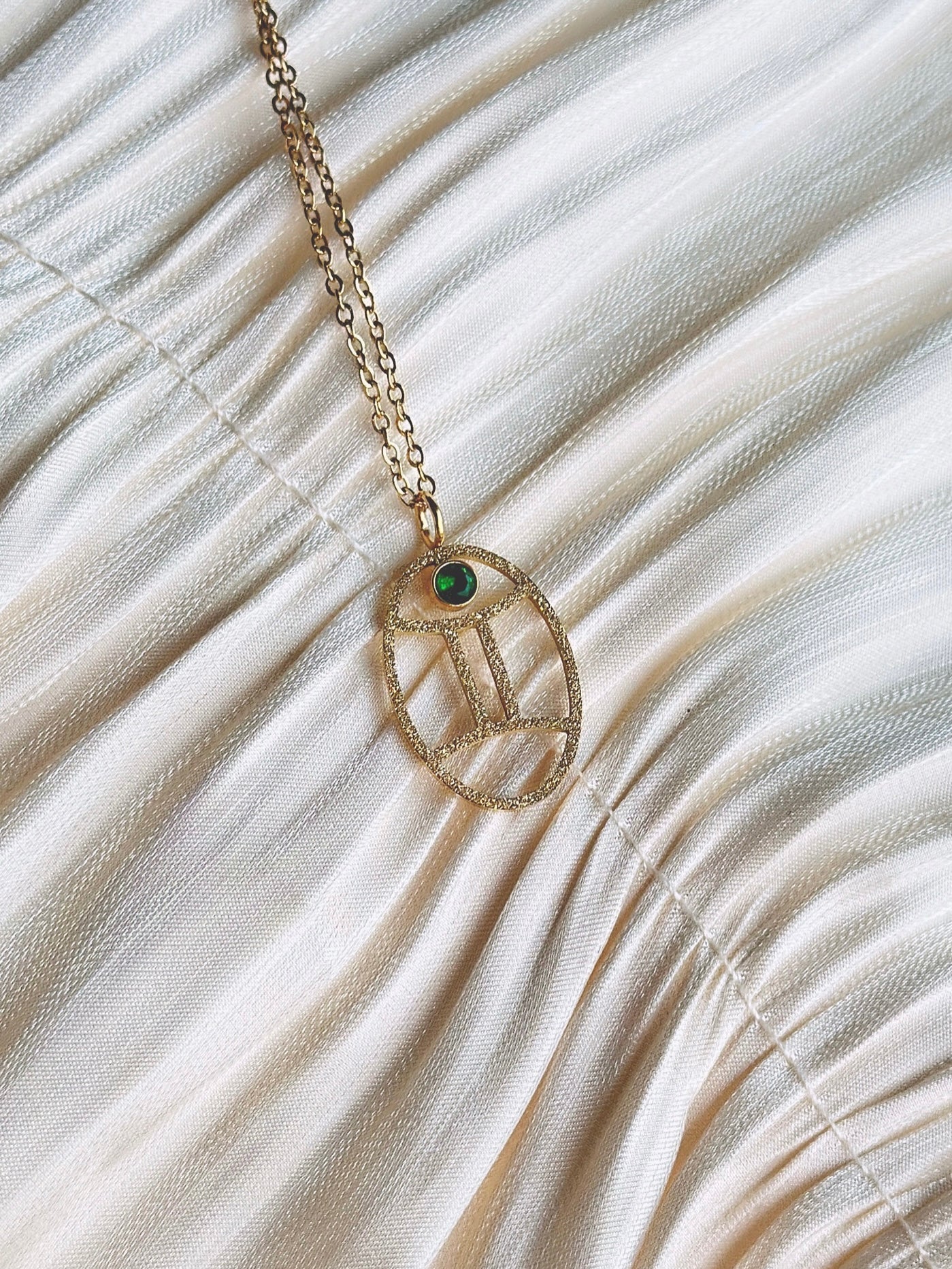 Gemini - Zodiac Necklace (Gold)