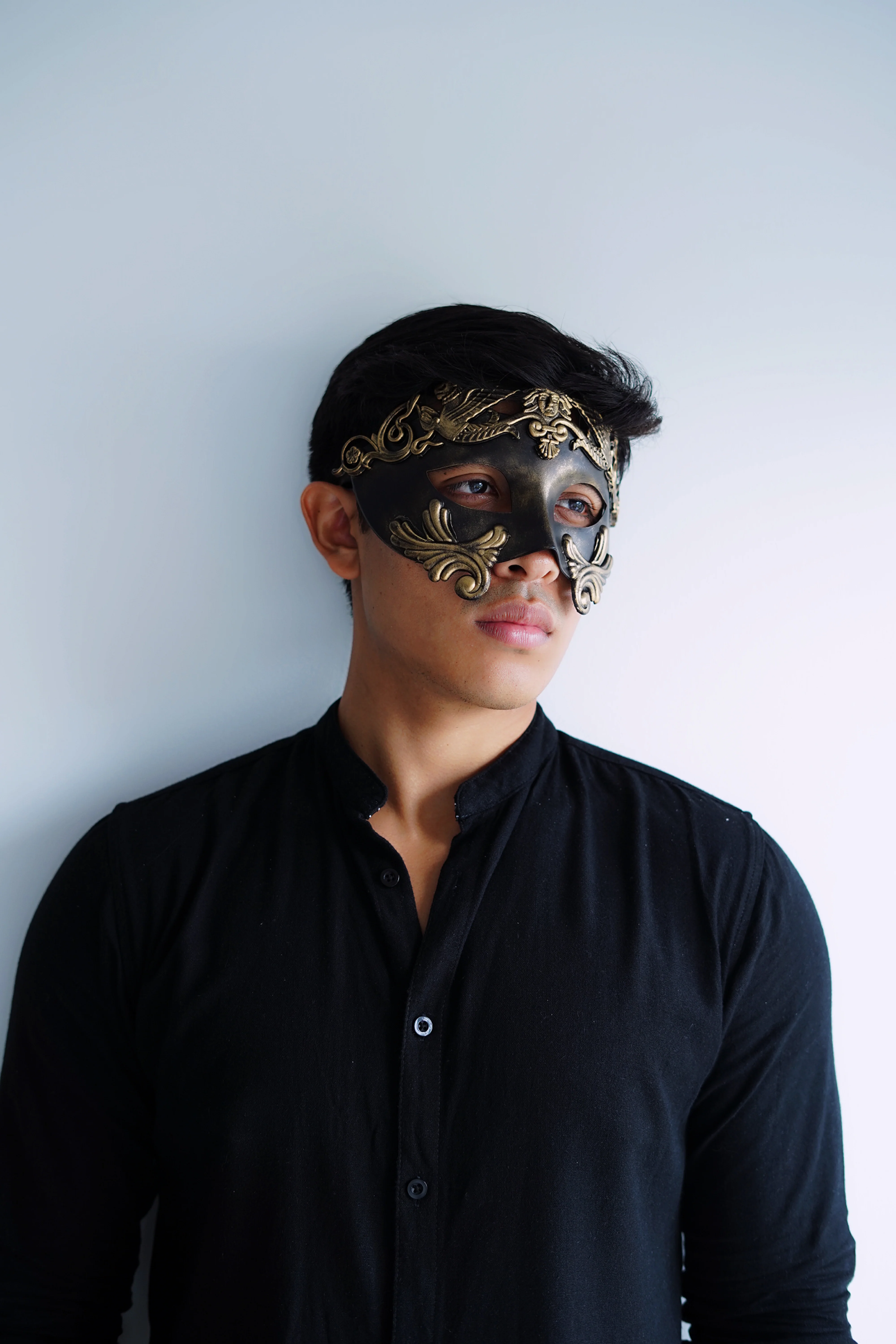 Gladiator Mask - Bronze/Black