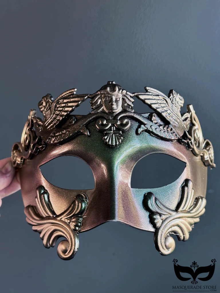 Gladiator Mask - Green Metallic
