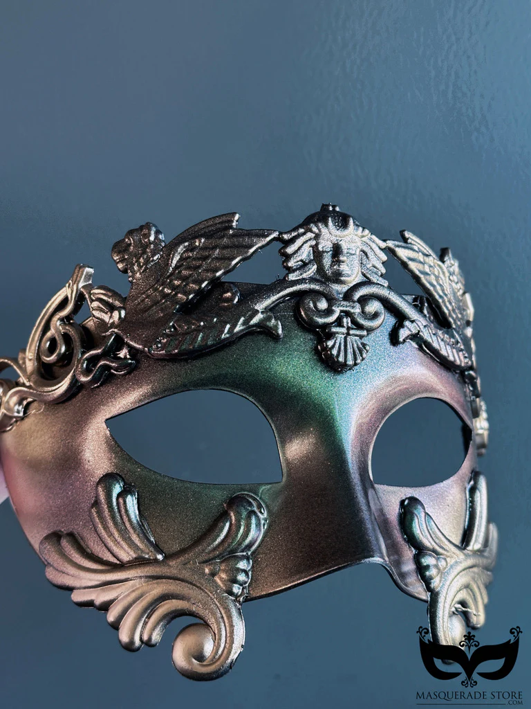 Gladiator Mask - Green Metallic - Image 2