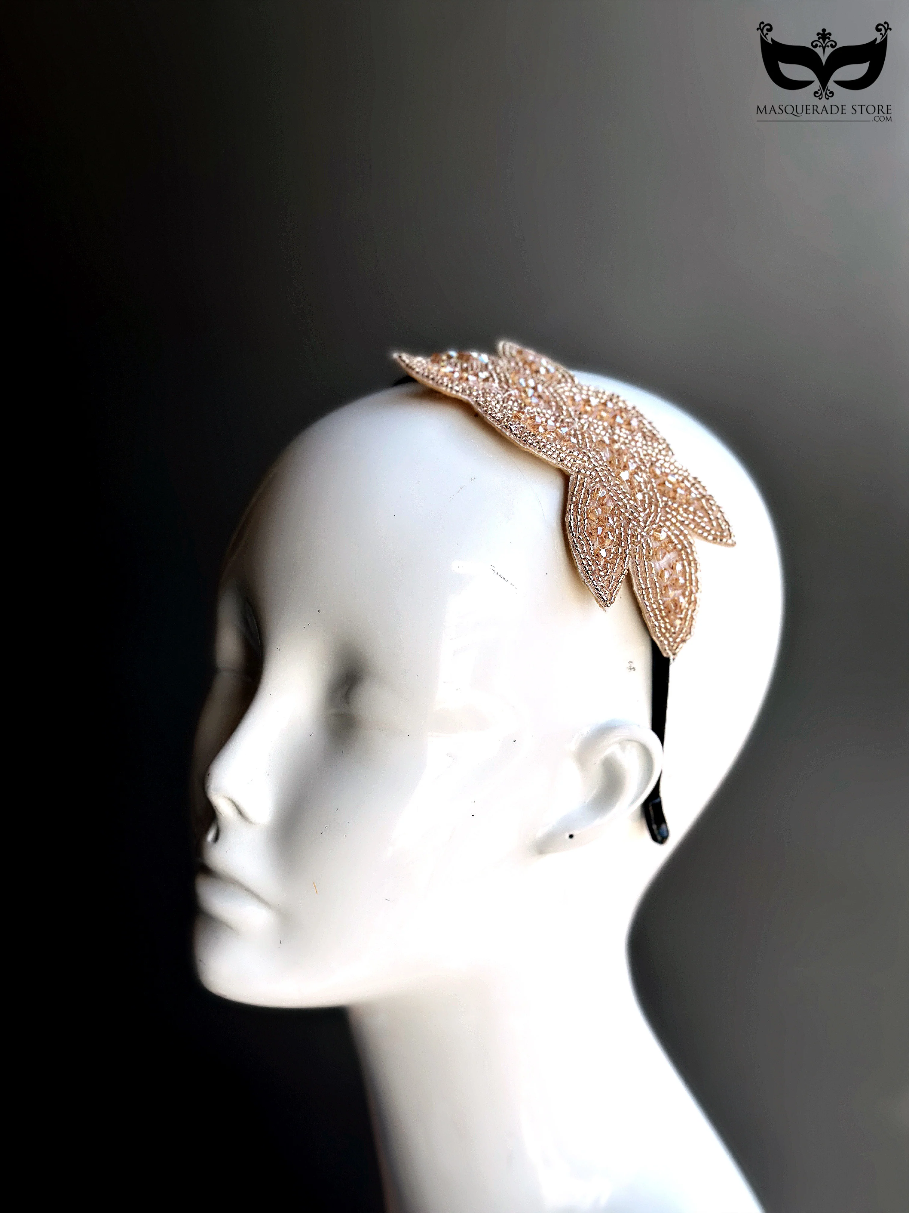 Aurora Leaf – Beaded Headband