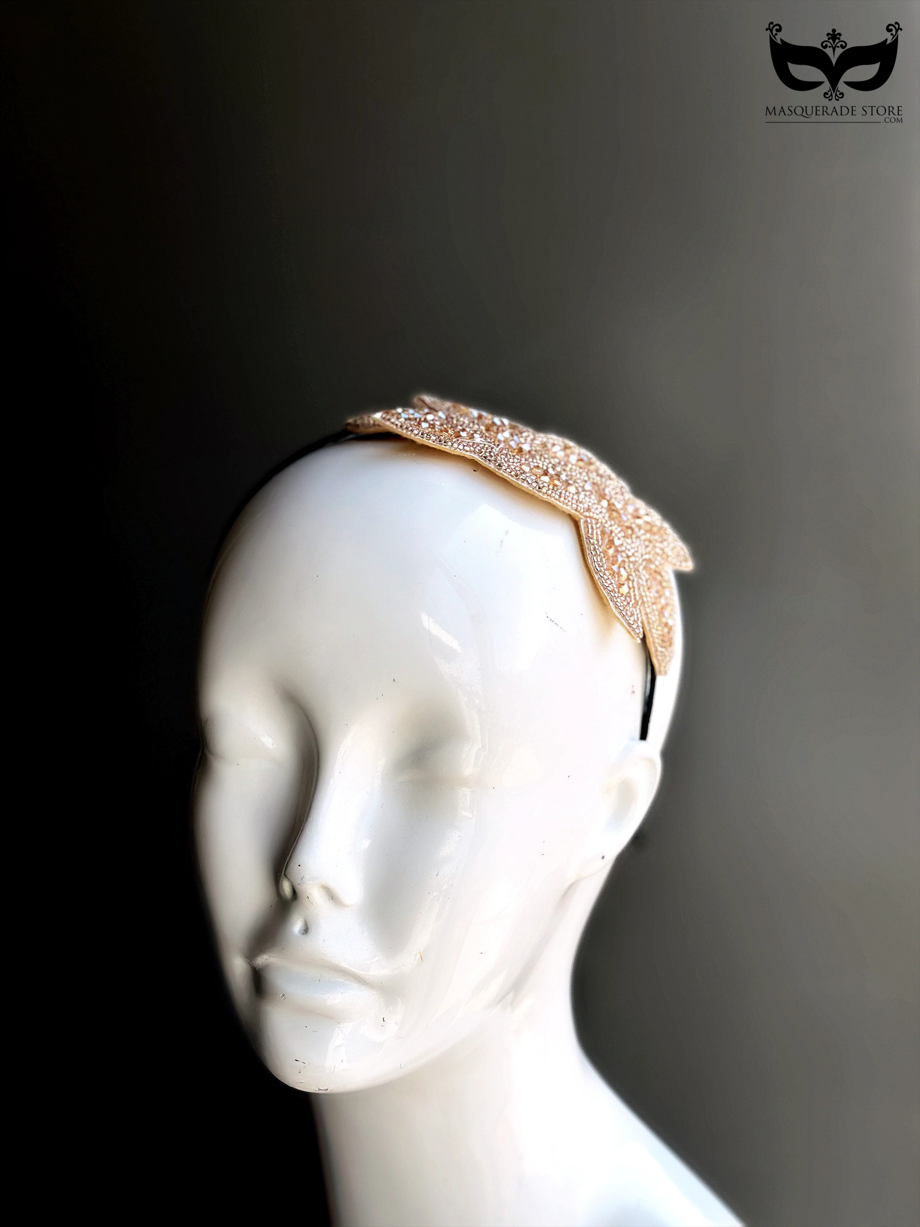 Aurora Leaf – Beaded Headband - Image 2