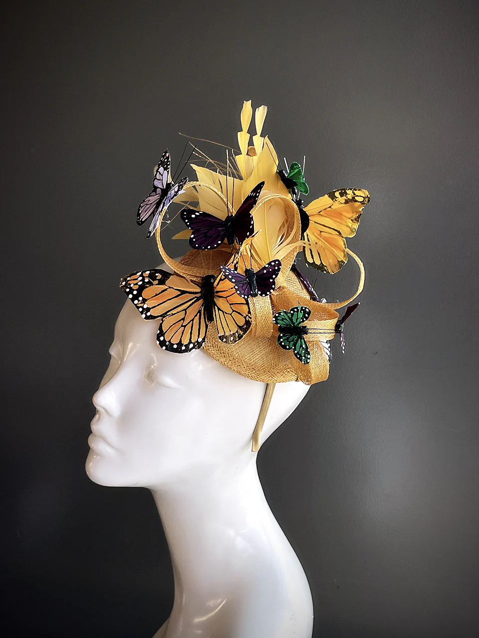 Flutter Majesty Fascinator - Image 3