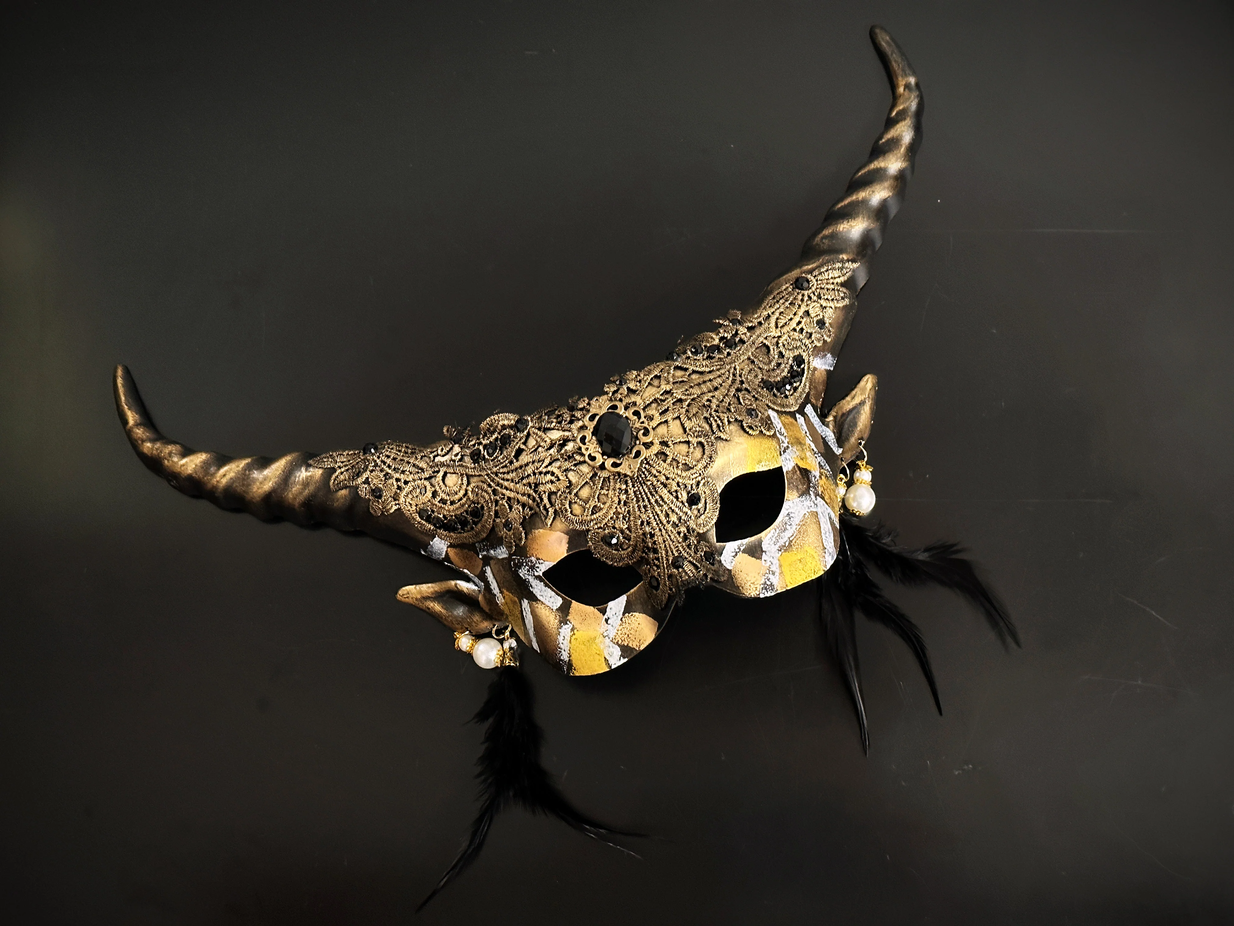 Long Horn Mask - Tribal Reign - Image 2