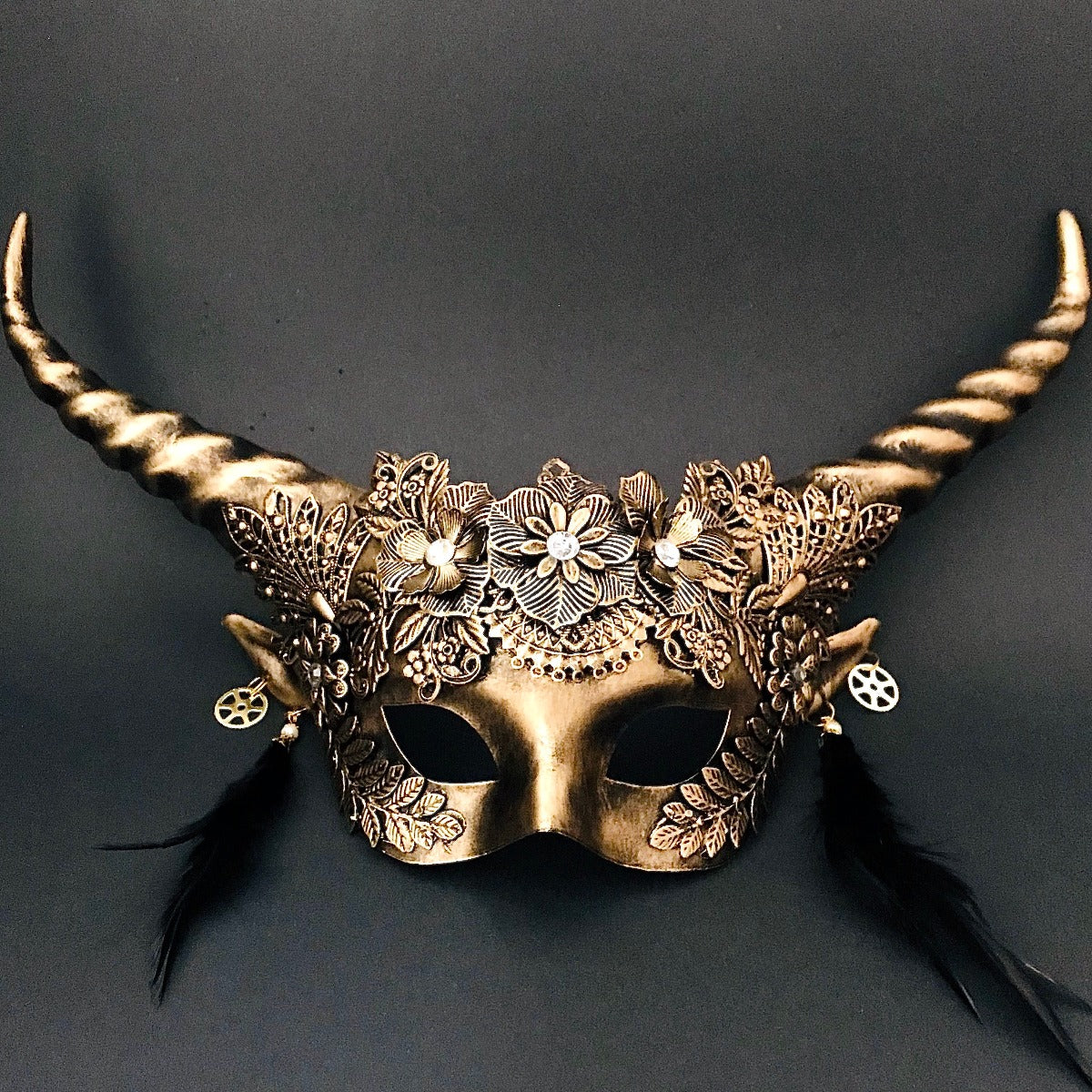 Demon Horn  Masks - Gold - Image 3