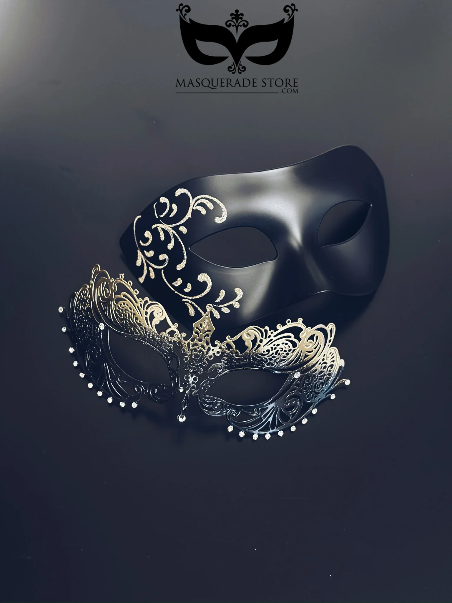 Venice Royal Mask - Gold Black