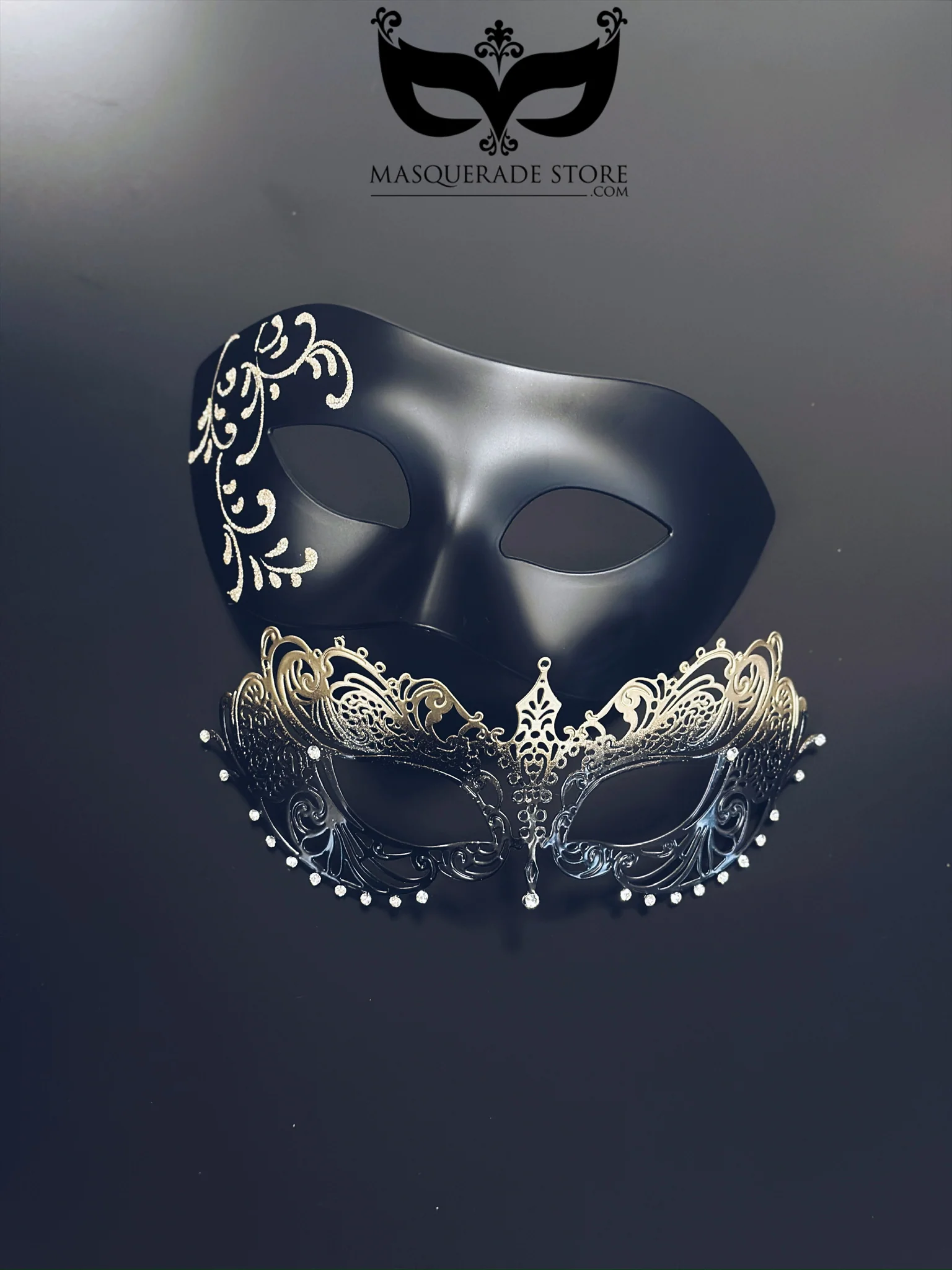 Venice Royal Mask - Gold Black - Image 6