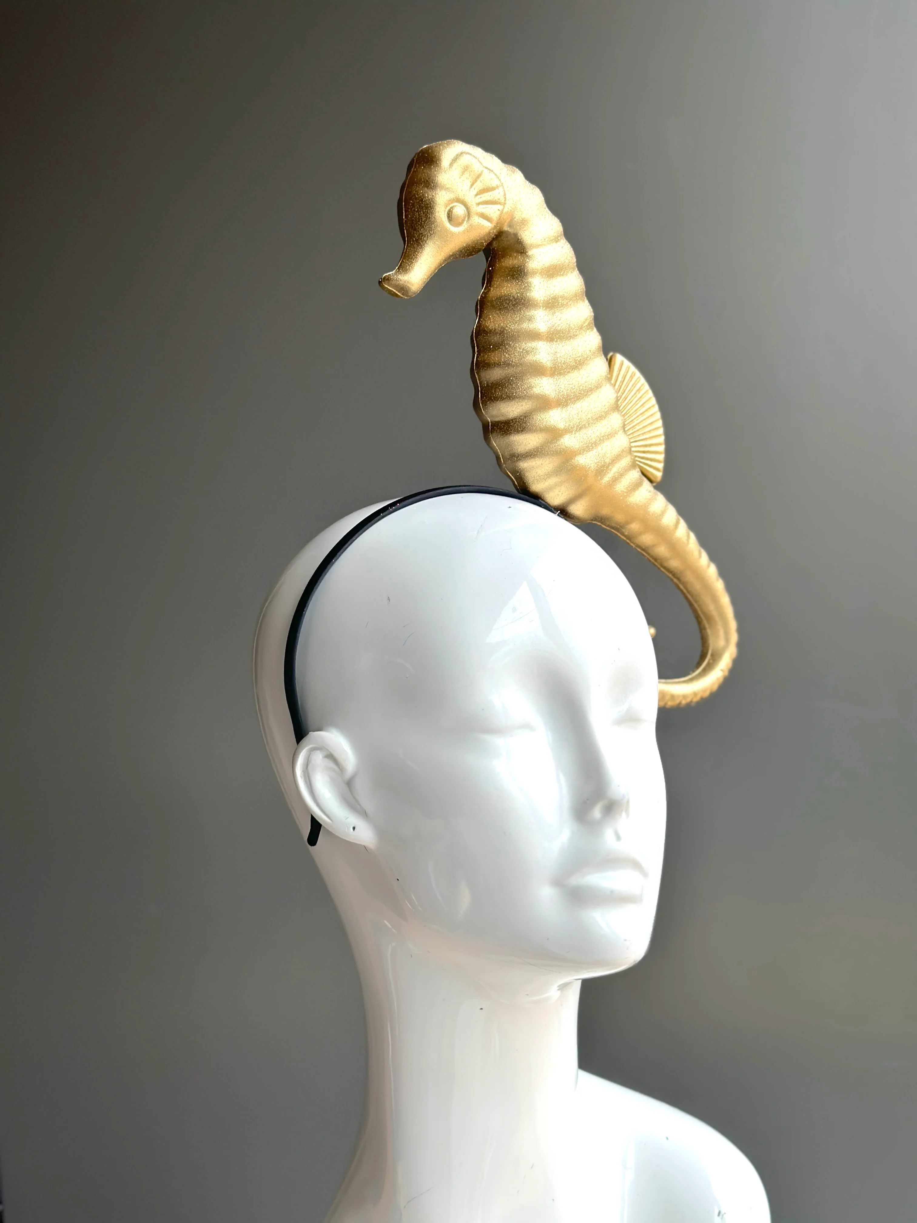Seahorse Fascinator - Gilded - Image 2