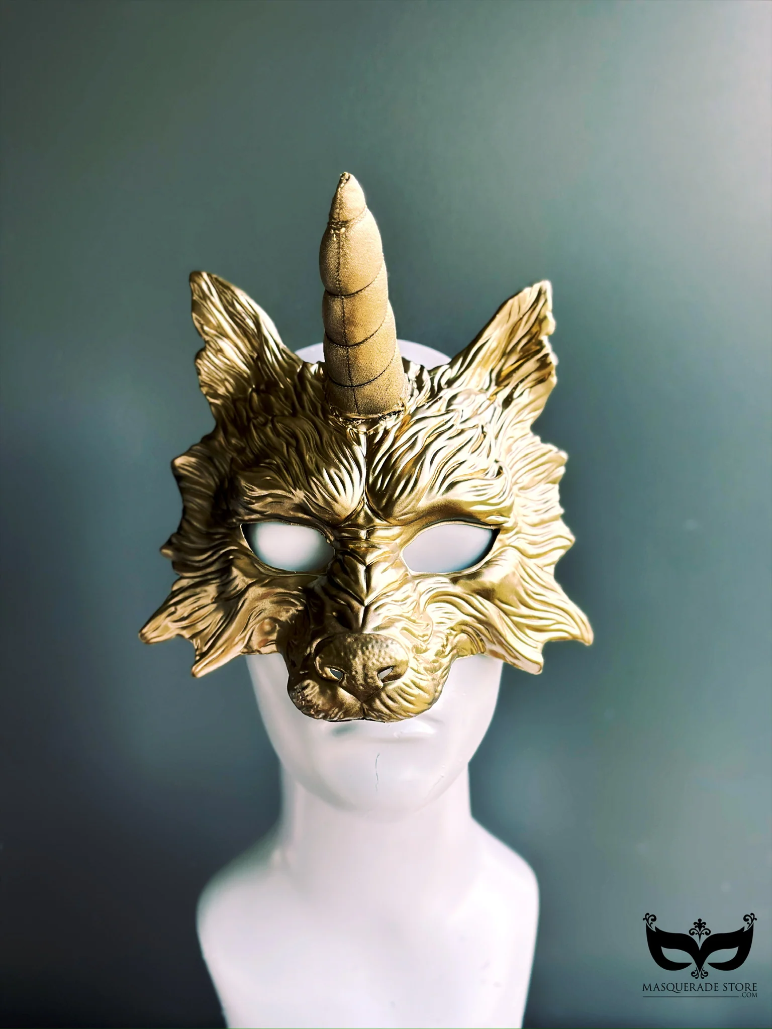 Gold Wolficorn Mask - Image 2