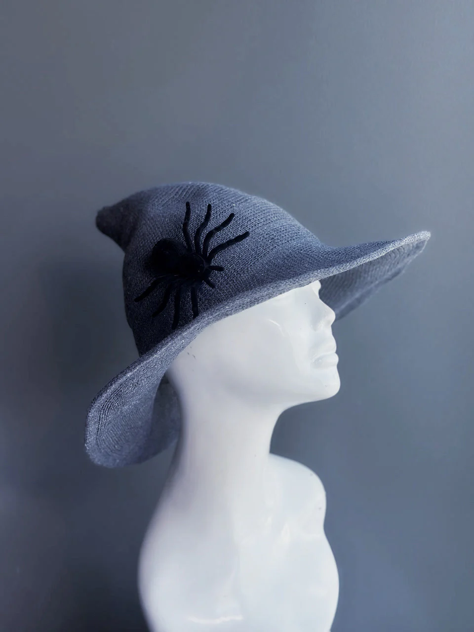 Wooly Witch Hat - Gray - Image 2