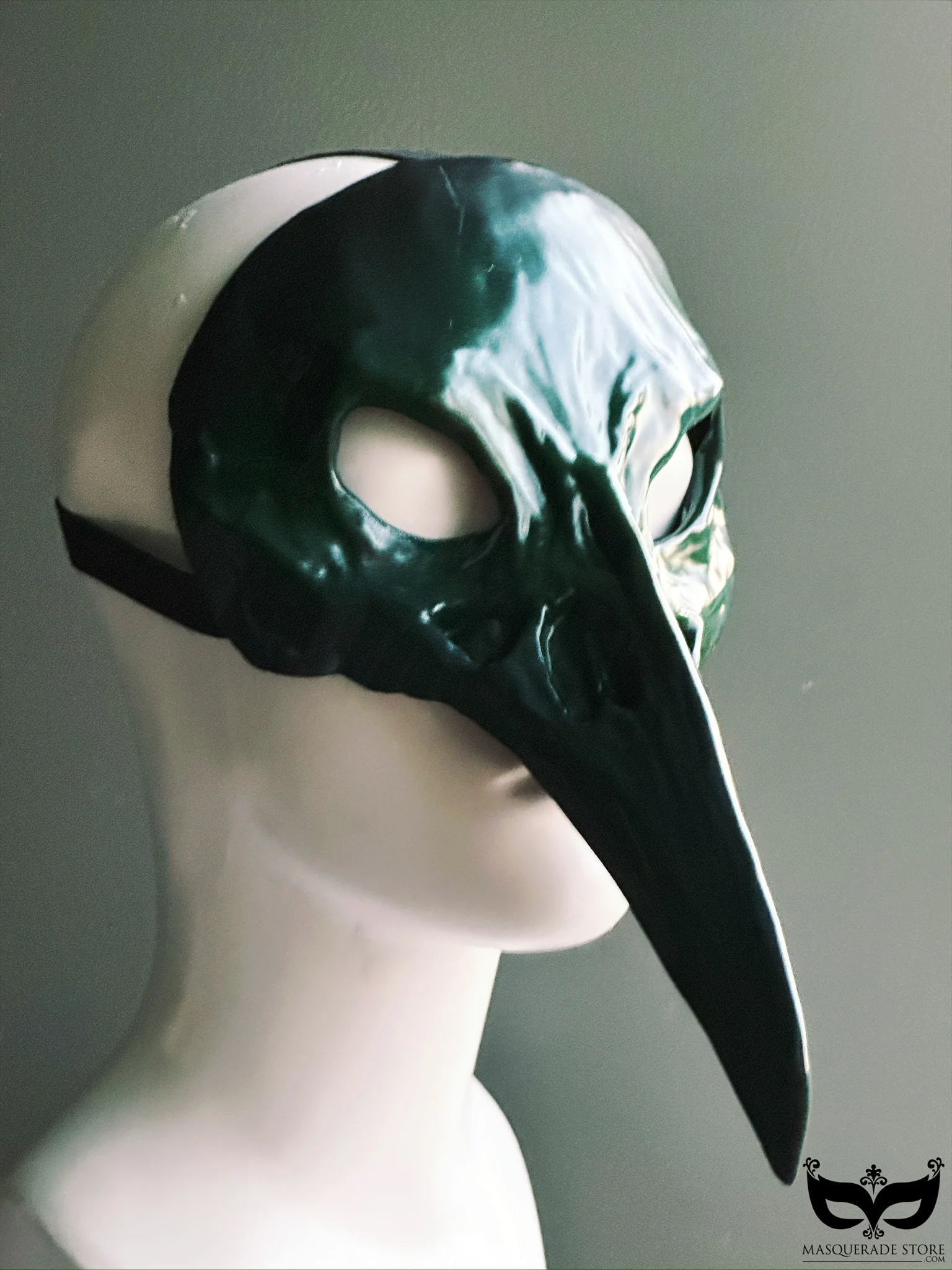 Forest Curator - Green Plague Crow Skull Mask - Image 3