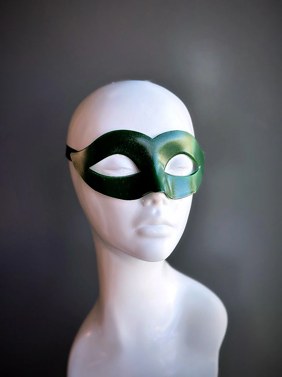 Venetian Eye Mask - Green - Image 2