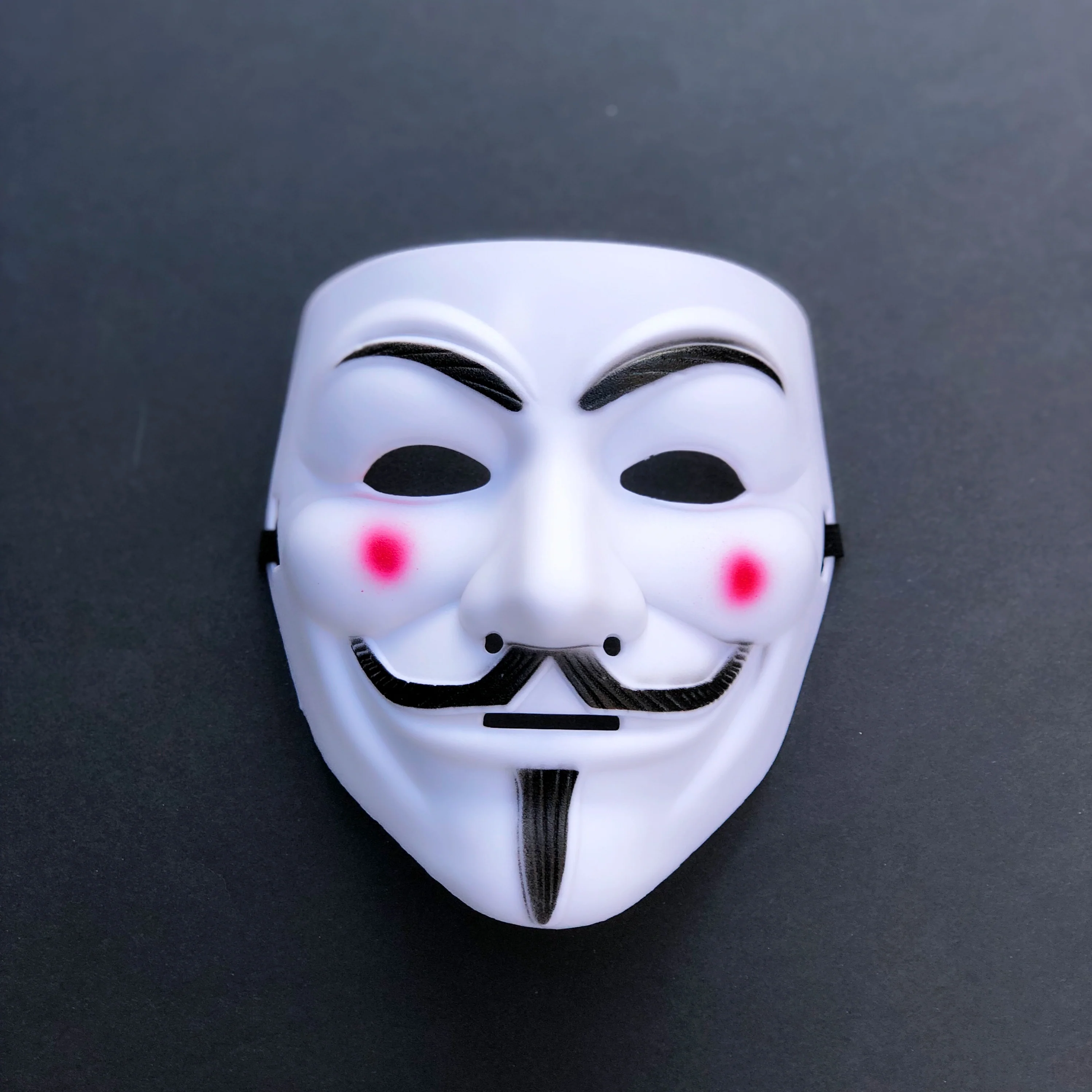 V for Vendetta Full Face Mask - White