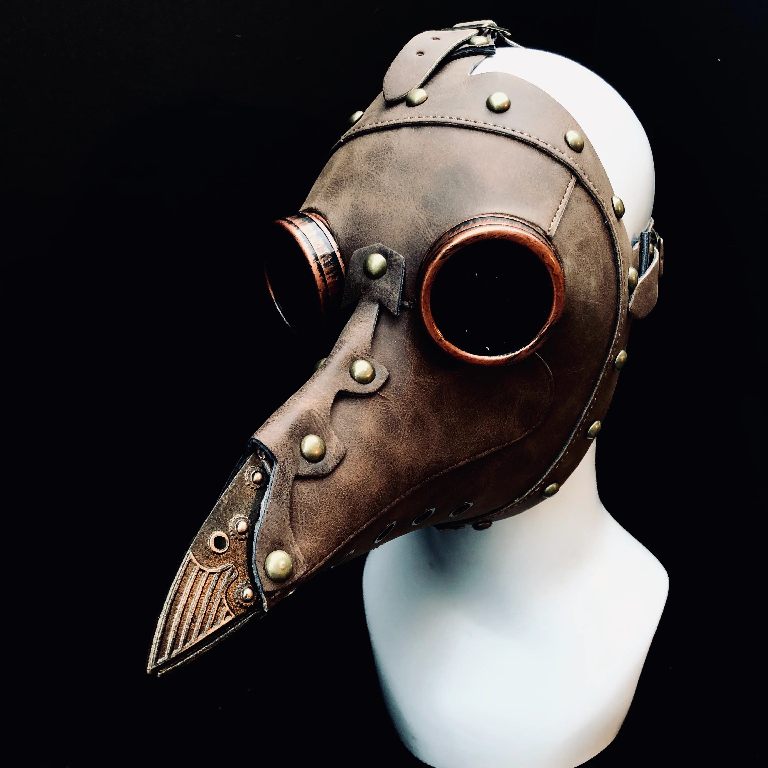 Vegan Leather Plague - Dark brown - Image 3
