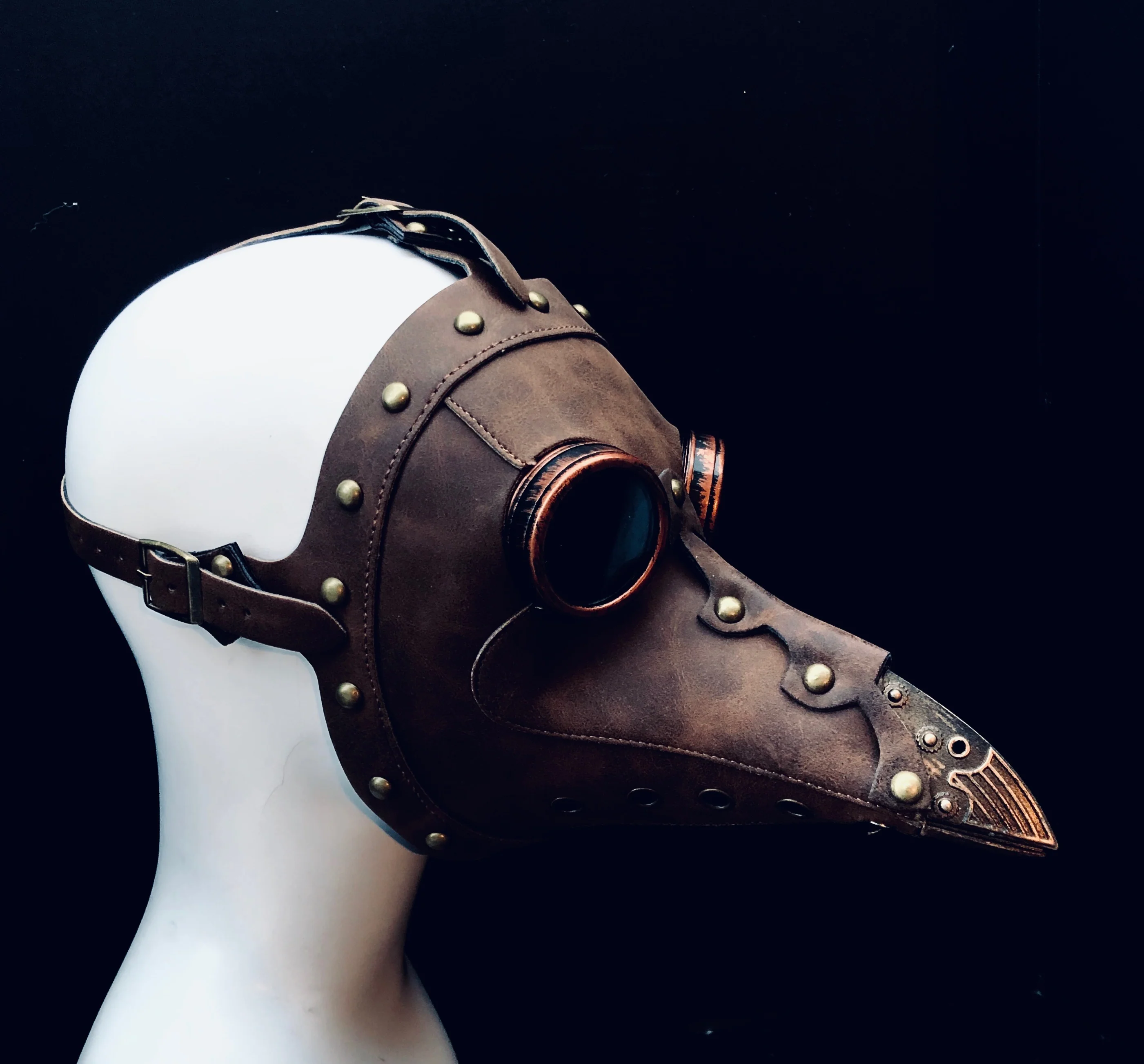 Vegan Leather Plague - Dark brown - Image 4
