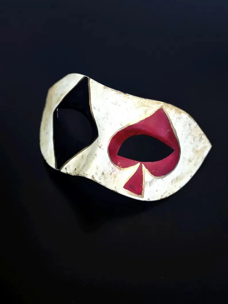 Harlequin Spade & Diamond – Venetian Mask