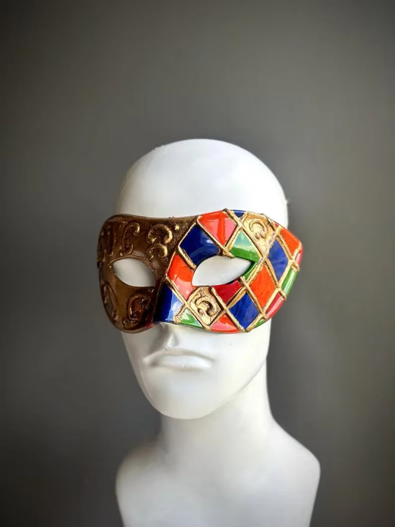 Carnival Jester – Harlequin Mask