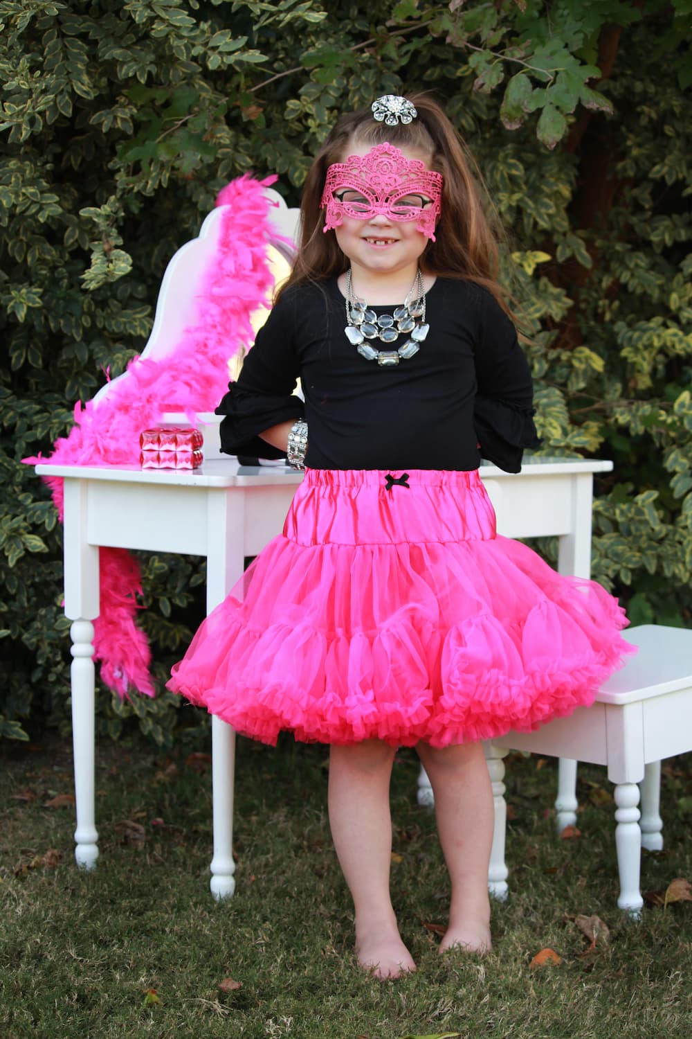 Pink Rapunzel Mask - Kids - Image 2