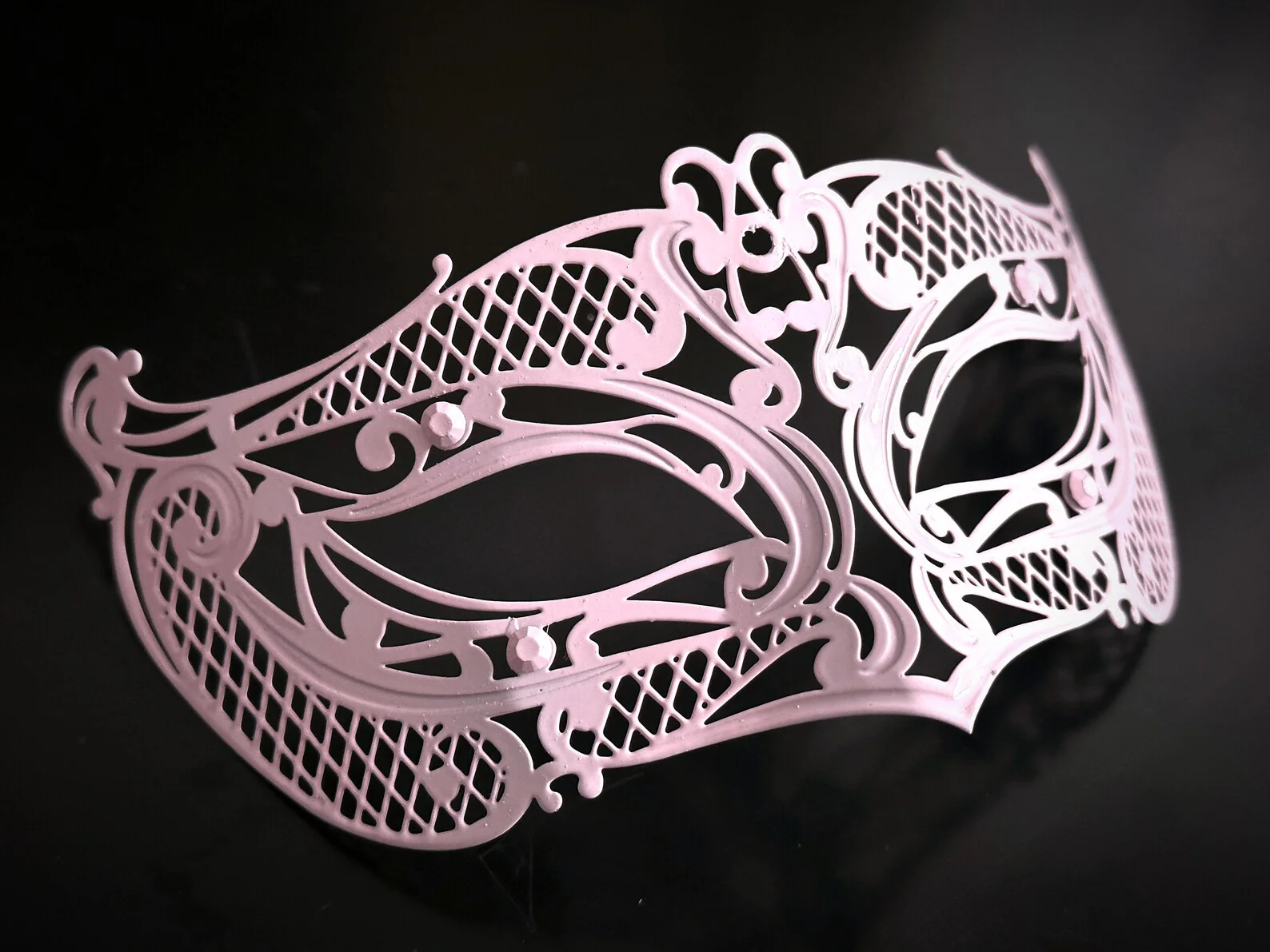 Ornate Pink Mask - Kids - Image 2