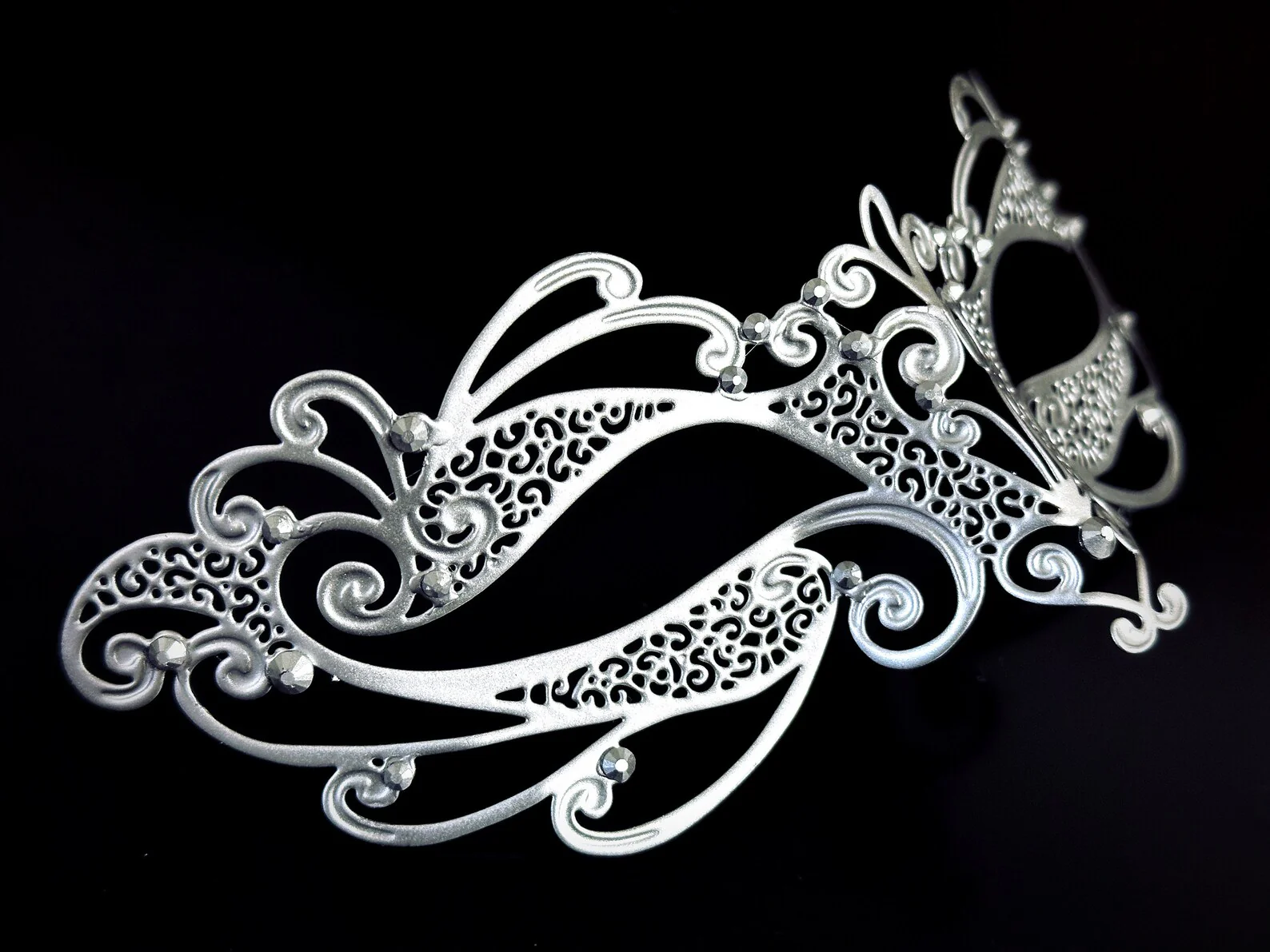 Silver Metal Mask - Kids - Image 2