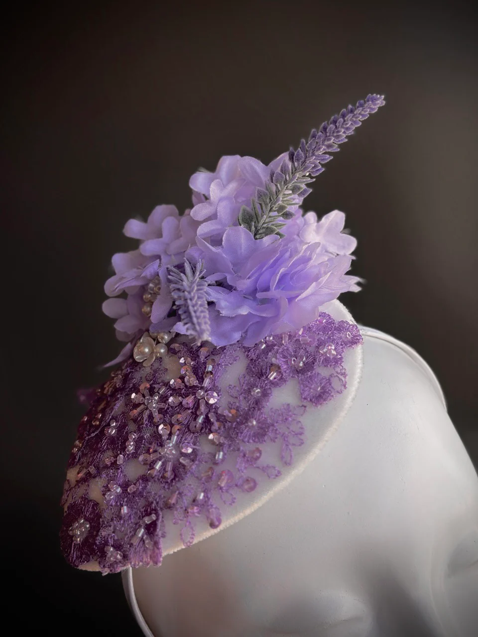 Lavender Whisper - Fascinator Hat - Image 2