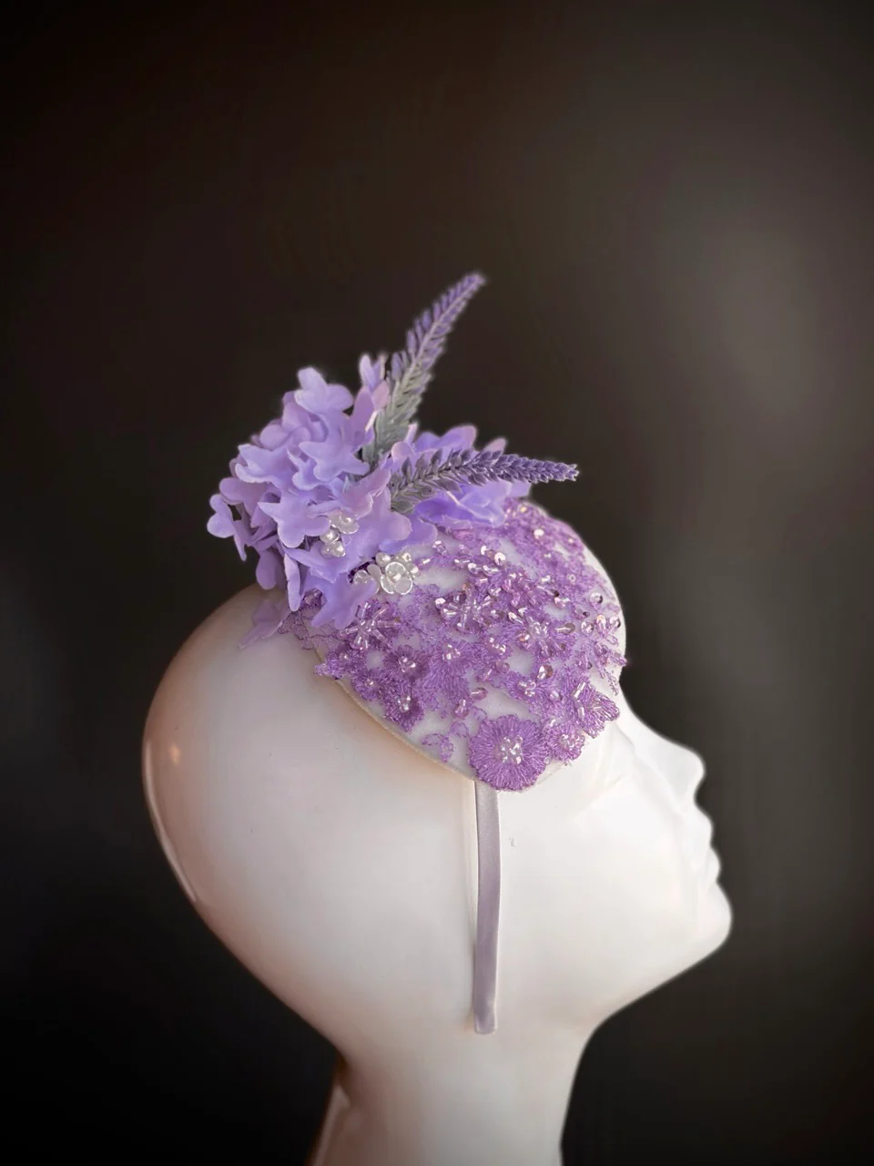 Lavender Whisper - Fascinator Hat - Image 5