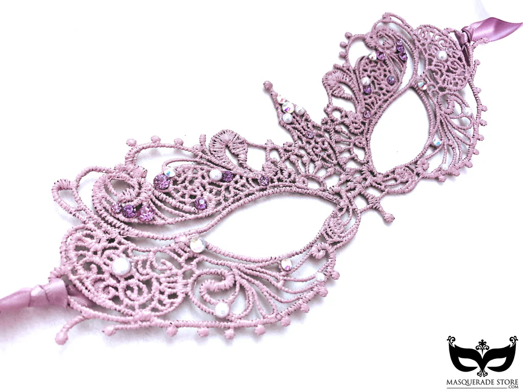 Ana Lace Mask - Lavender